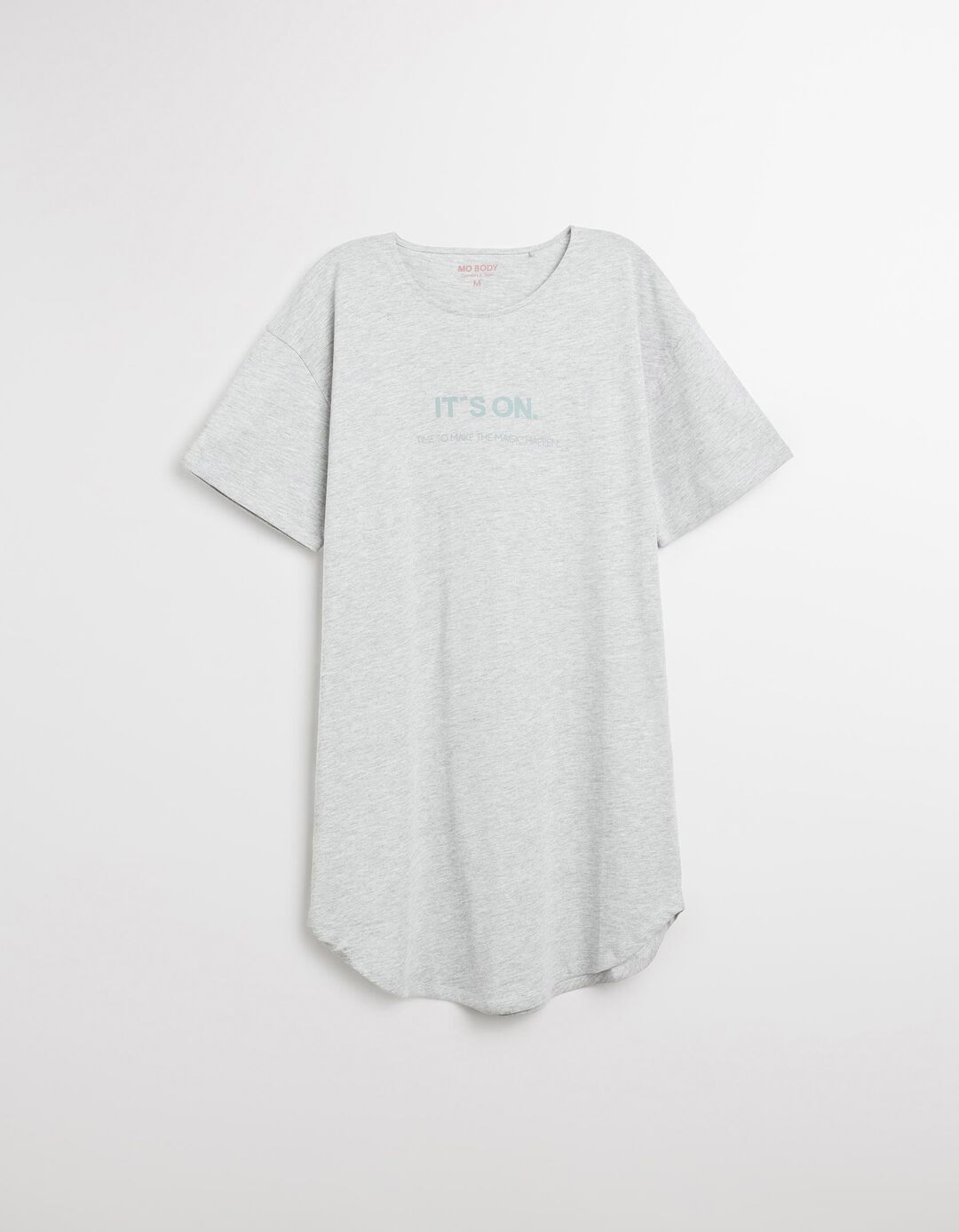 Camisa de Dormir, Mulher, Cinzento