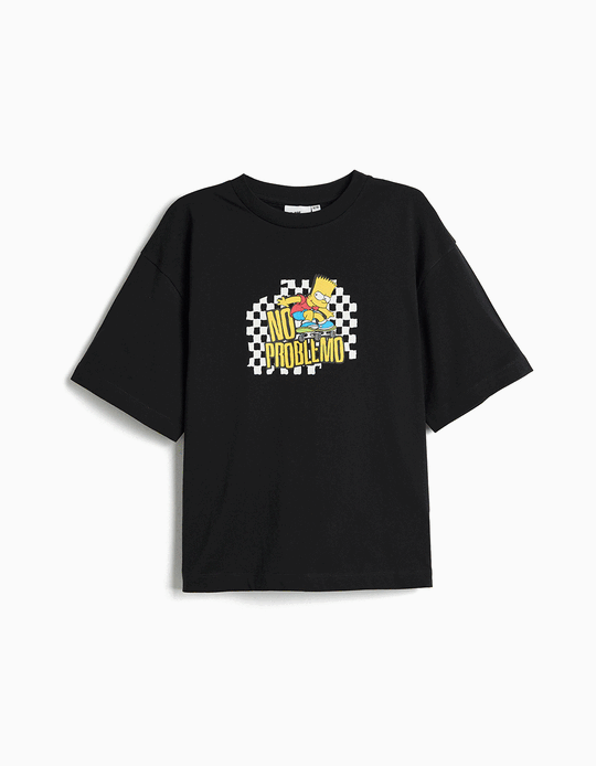 Comprar Online T-shirt 'Bart' Simpsons, Menino, Preto