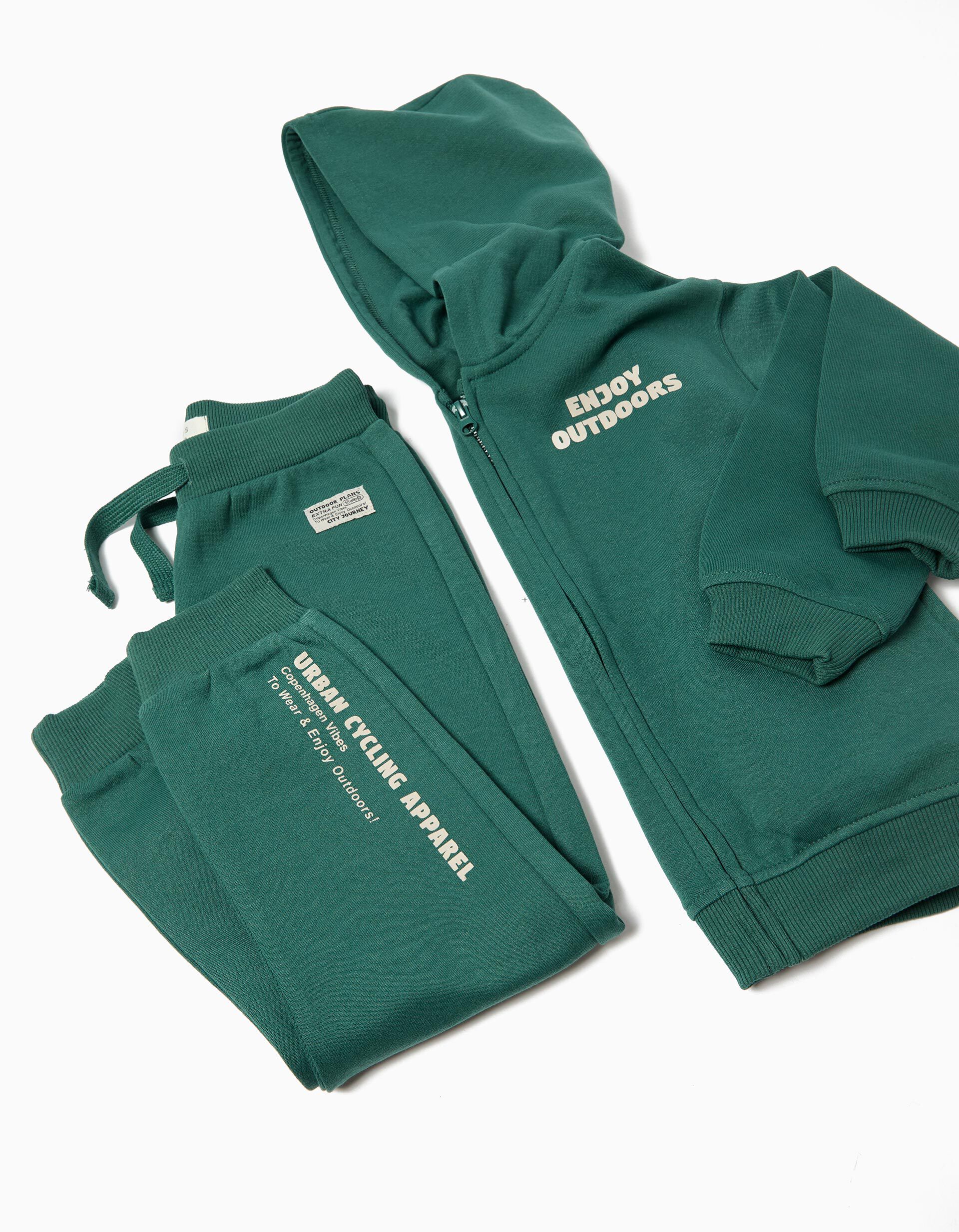 Comprar Online Conjunto de Jogging, Menino, Verde Escuro