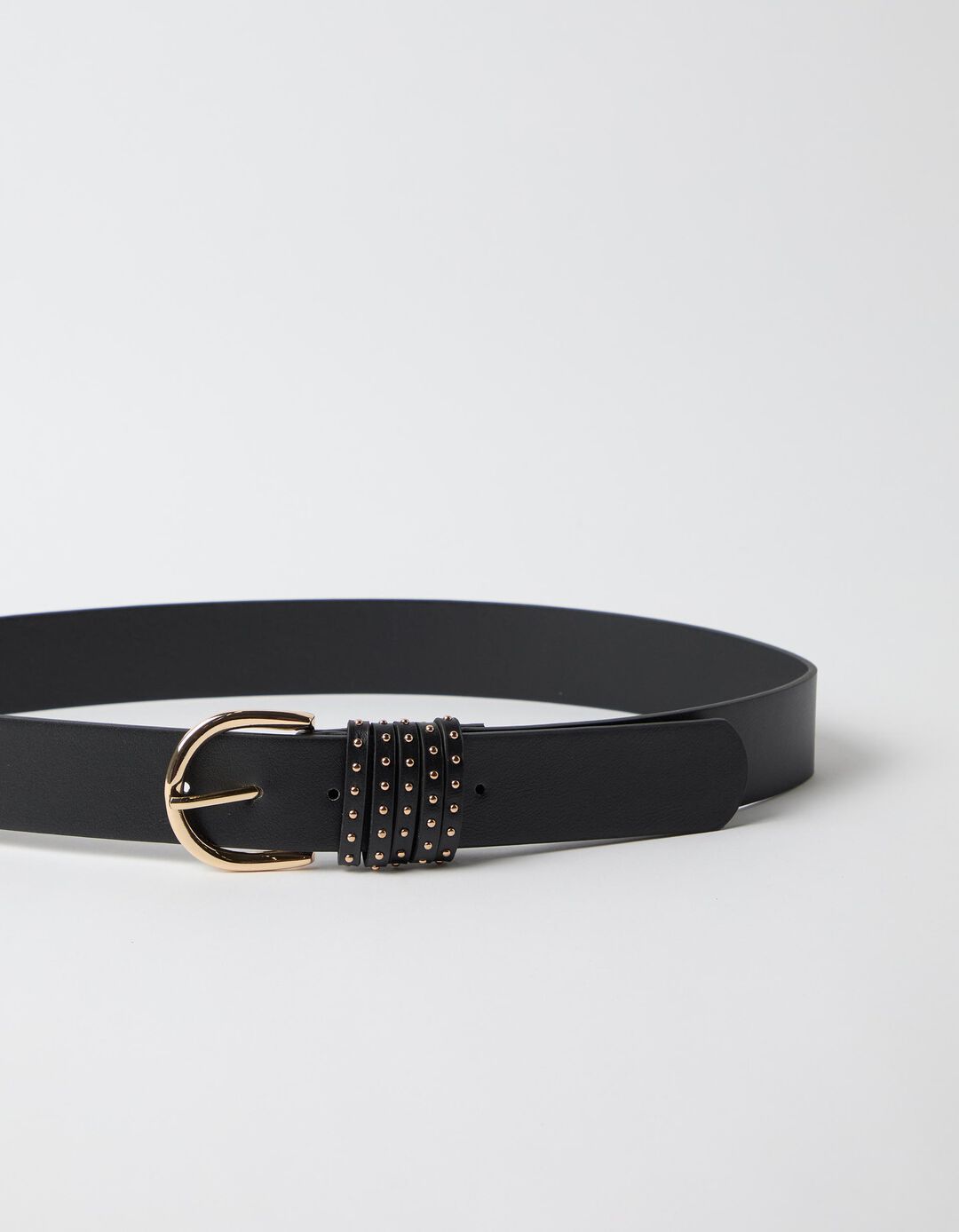 Cinto Com Tachas, Mulher, Preto