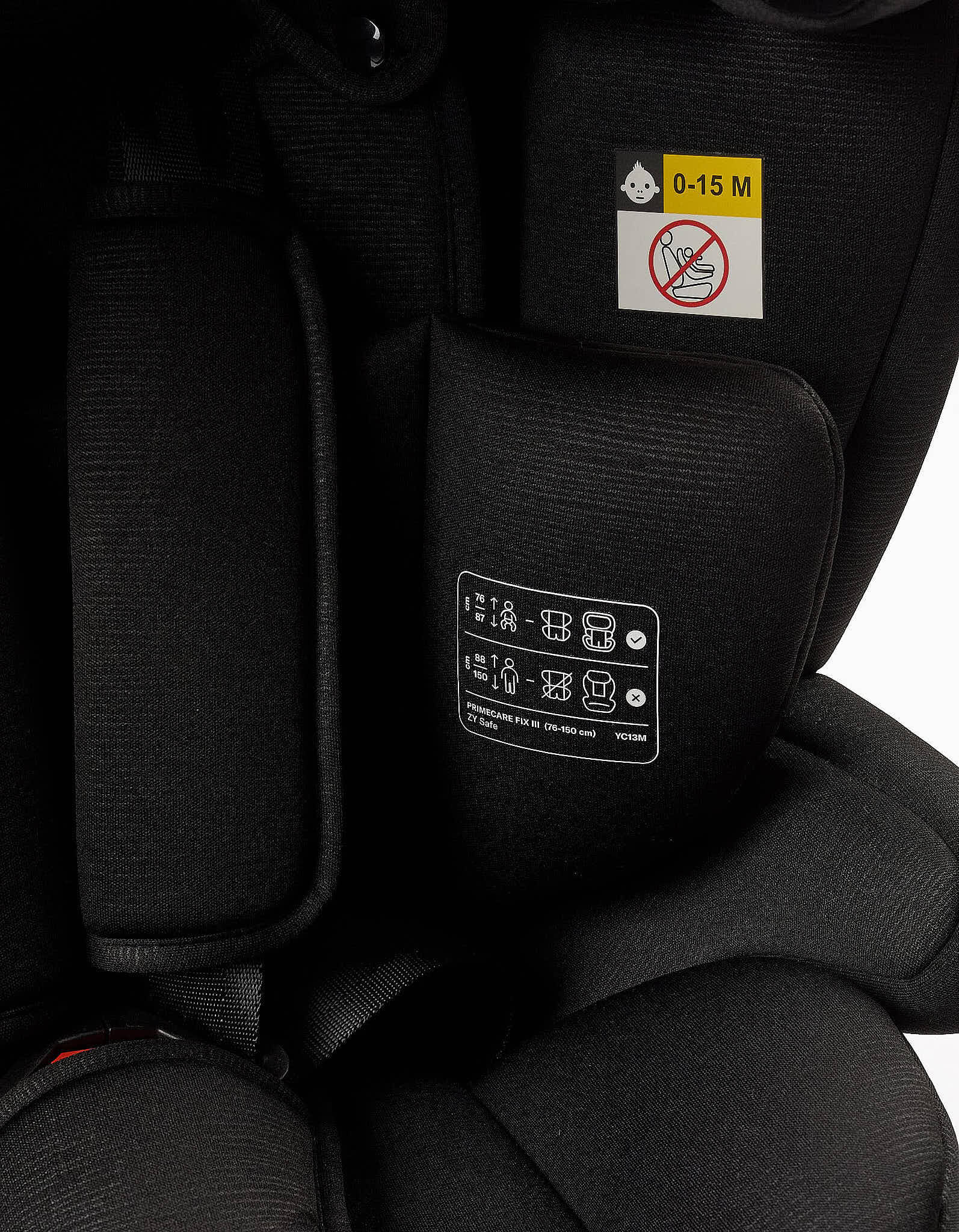 Comprar Online Cadeira Auto I-Size ZY Primecare Fix III (76-150cm), Preto