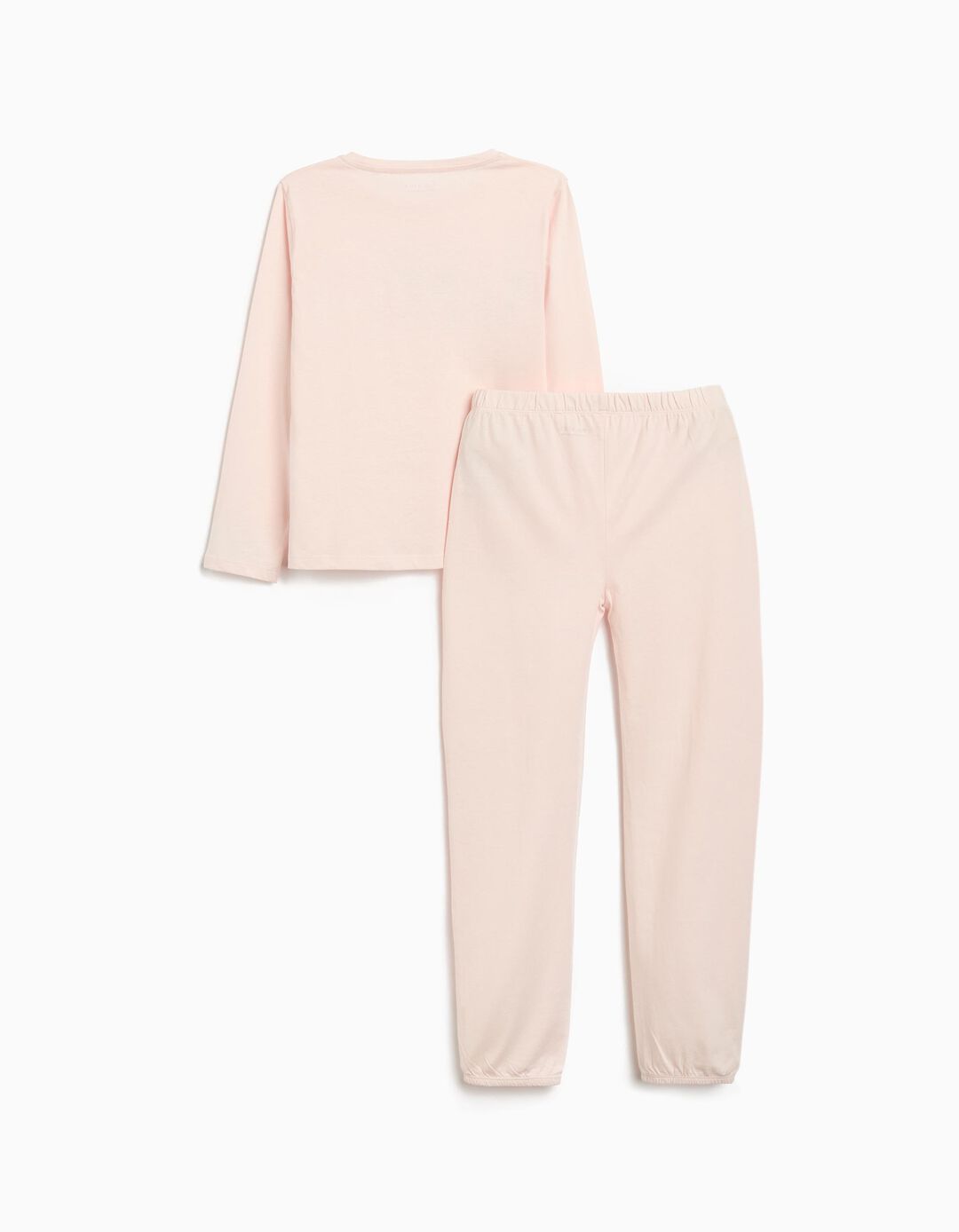 Pijama Jersey, Menina, Rosa Claro