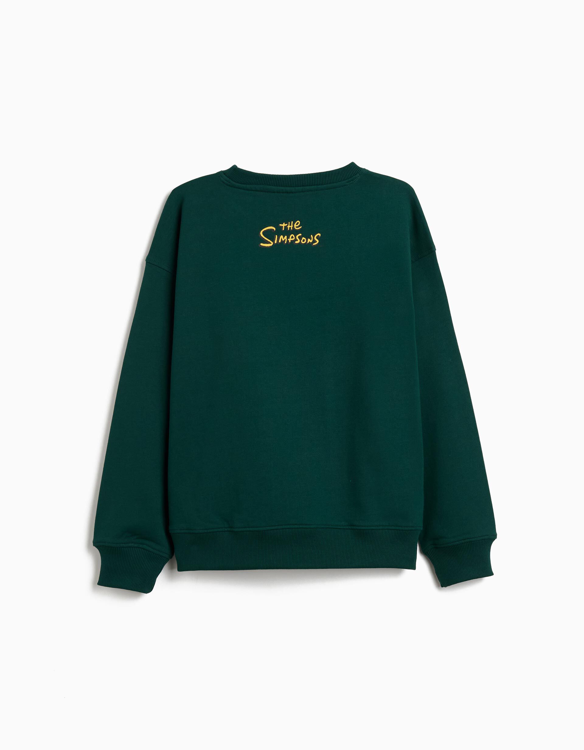 Comprar Online Sweatshirt 'The Simpsons', Menino, Verde Escuro