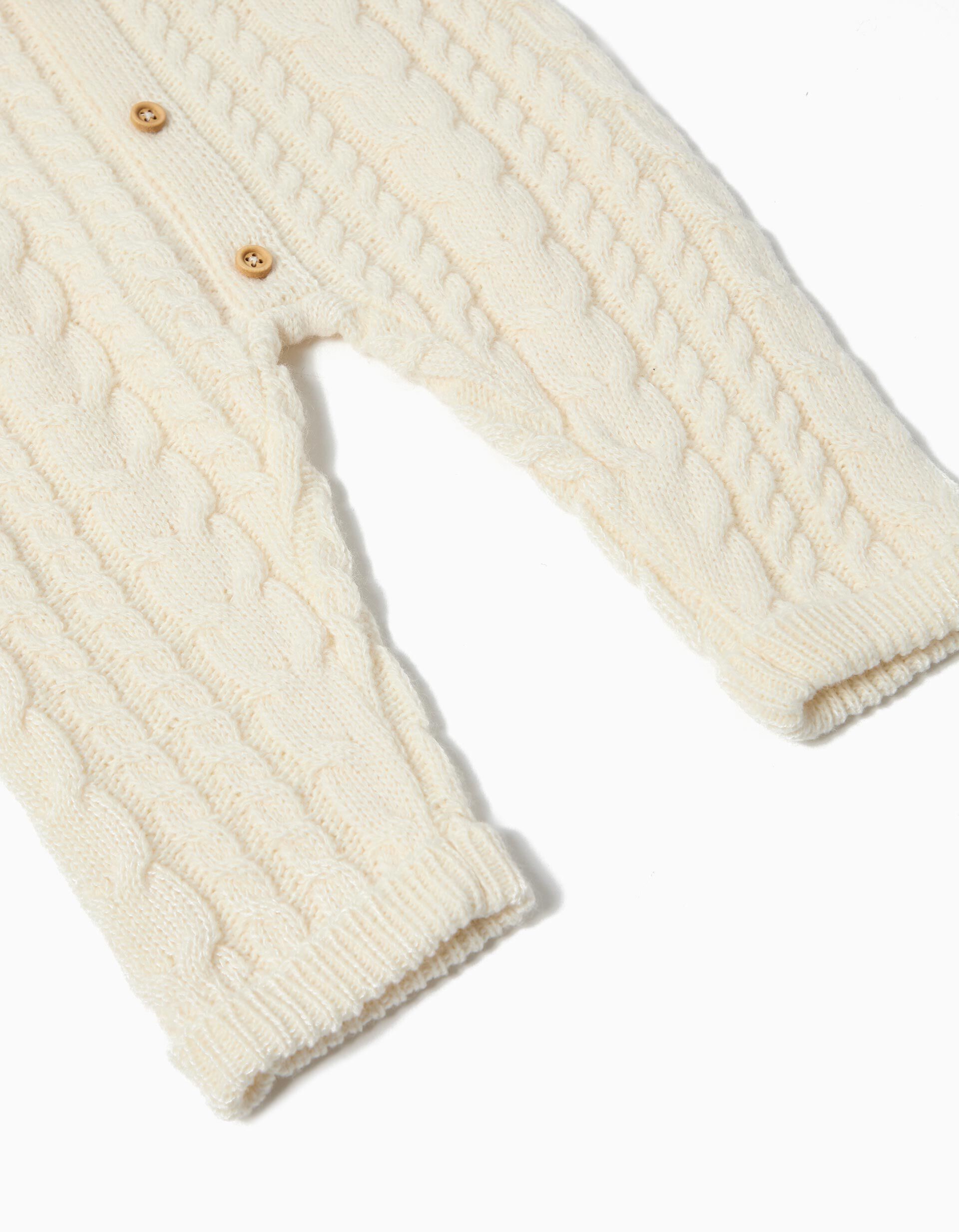 Comprar Online Macac&atilde;o Malha, Rec&eacute;m-Nascido, Branco 