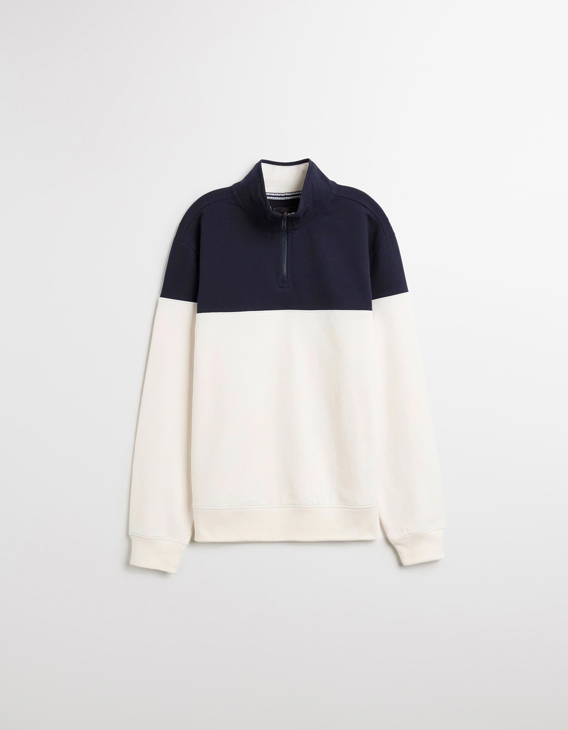 Comprar Online Sweatshirt com Fecho, Homem, Bege Claro 