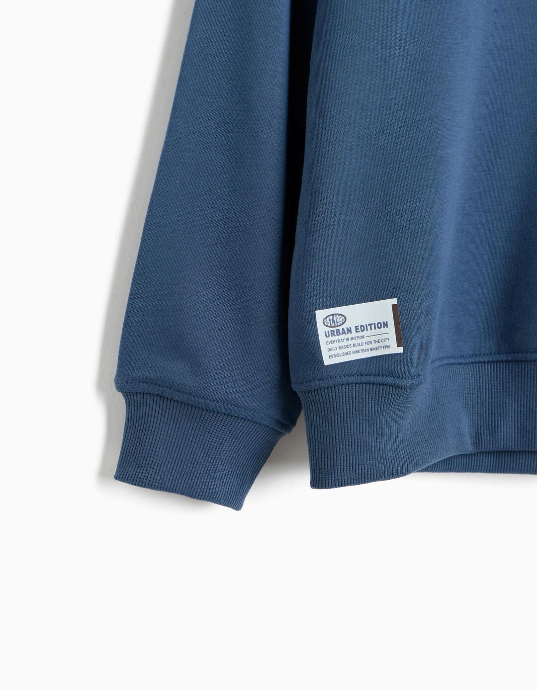 Sweatshirt Estampada, Menino, Azul