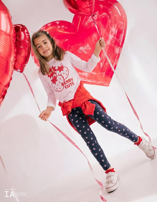 Comprar Online Pack 2 Leggings, Menina, Azul Escuro