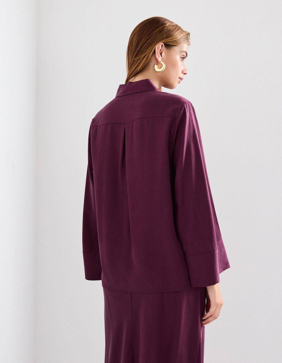 Camisa Liocel, Mulher, Roxo