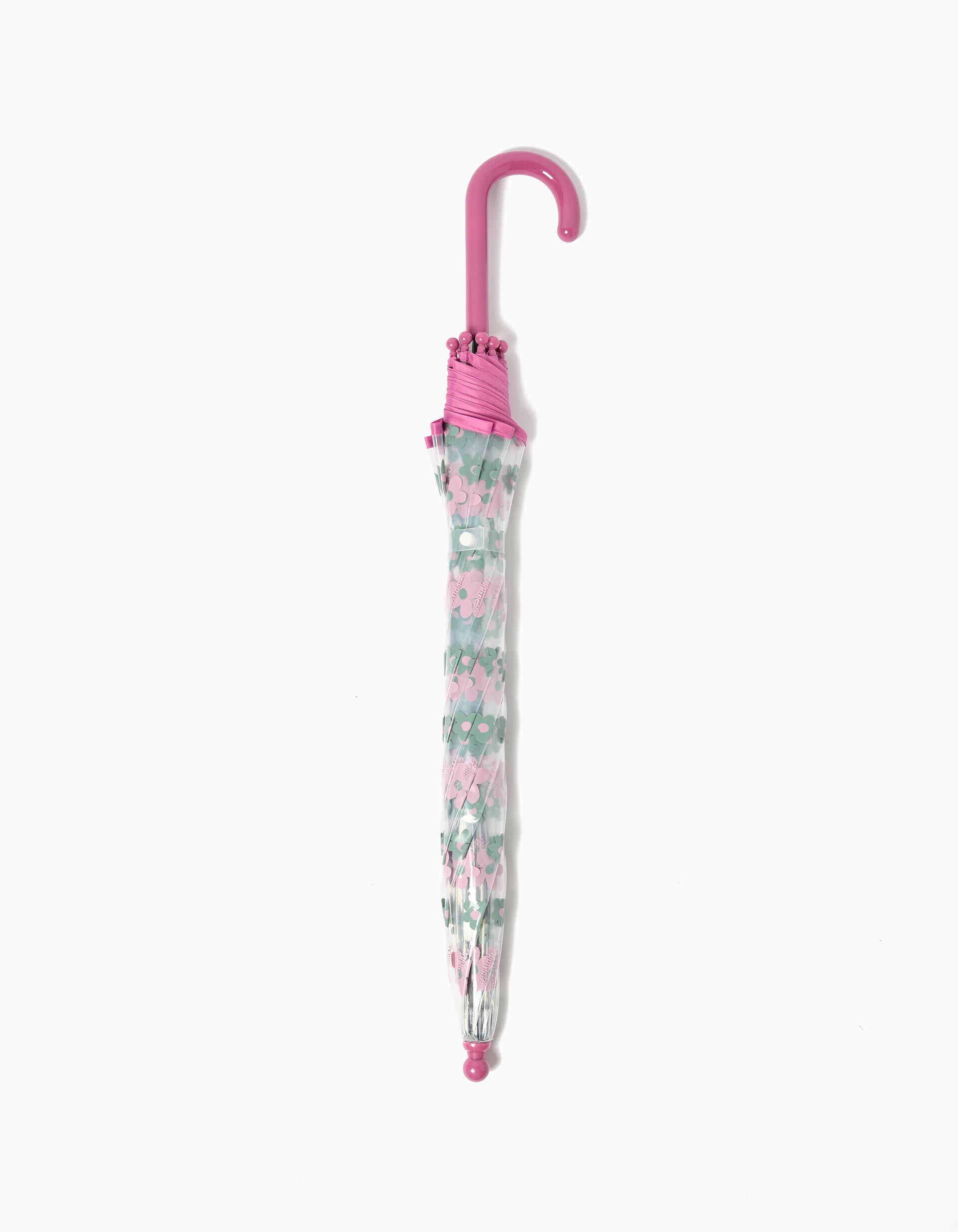Comprar Online Guarda-chuva Transparente, Menina, Rosa 