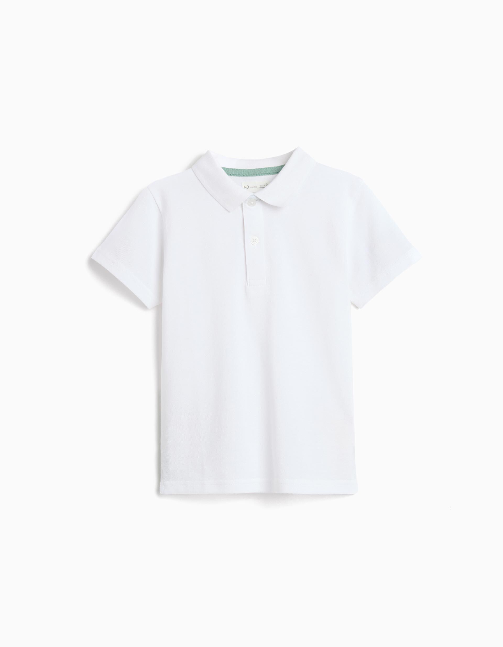 Comprar Online Polo Piquet, Menino, Branco