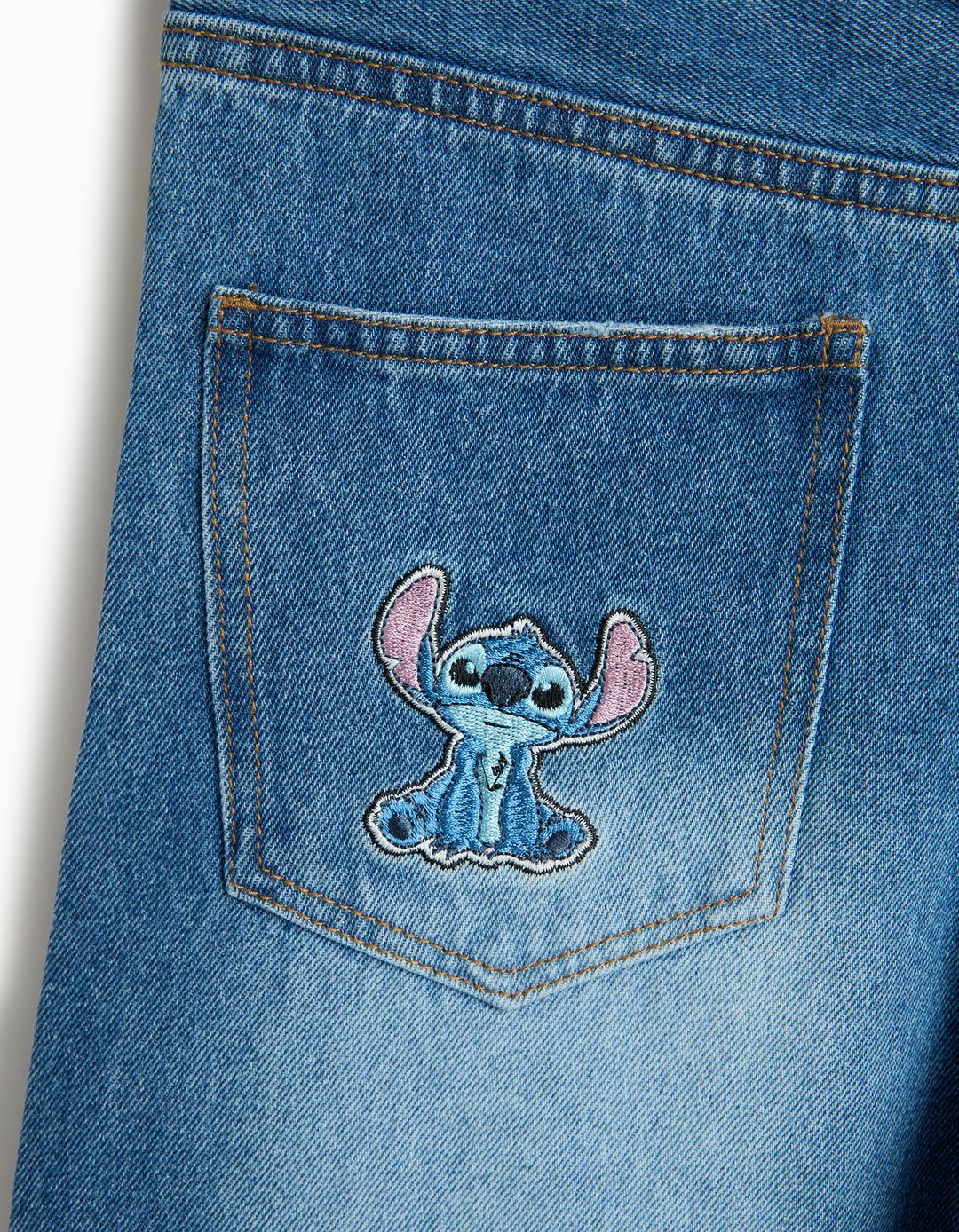 Cal&ccedil;as De Ganga 'Stitch'&copy;Disney, Menina, Azul
