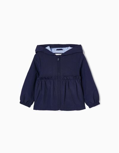 Windbreaker Jacket for Baby Girls, Blue