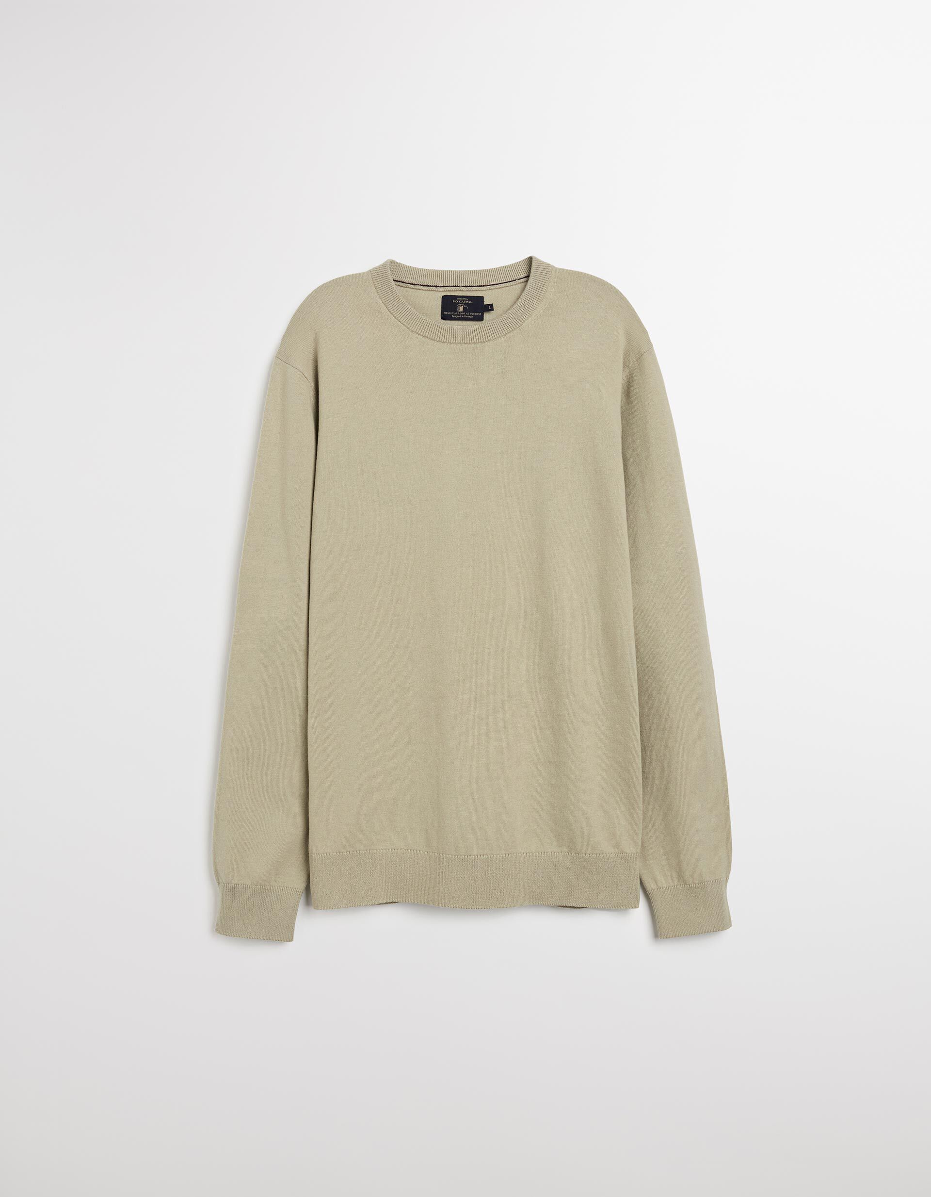 Comprar Online Camisola com Caxemira, Homem, Bege 