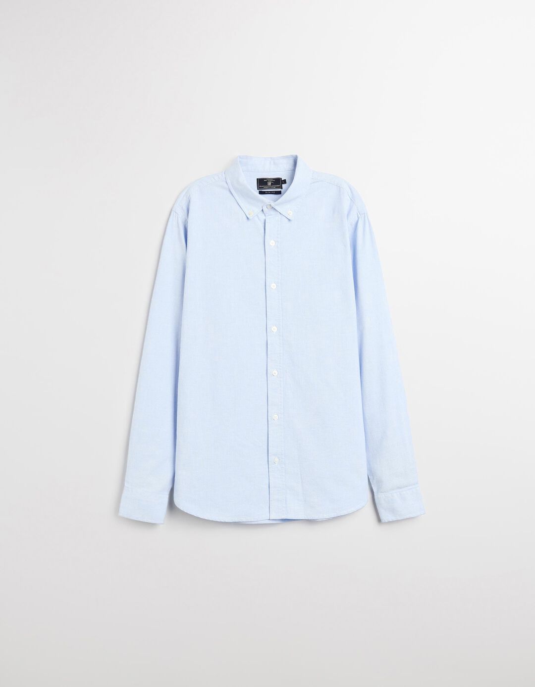 Camisa 'Slim Fit', Homem, Azul Claro