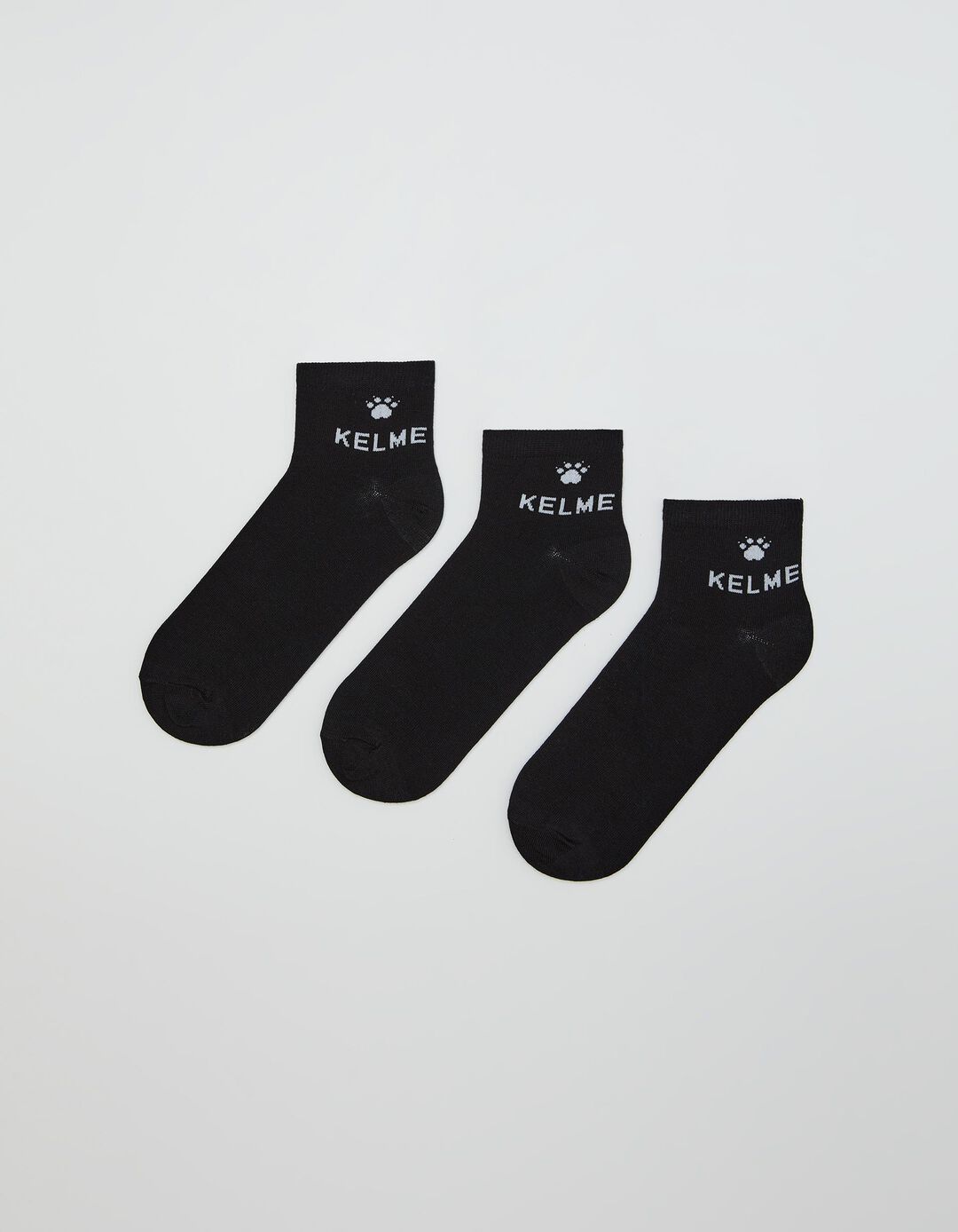3 'Kelme' Socks Pairs Pack, Men, Black