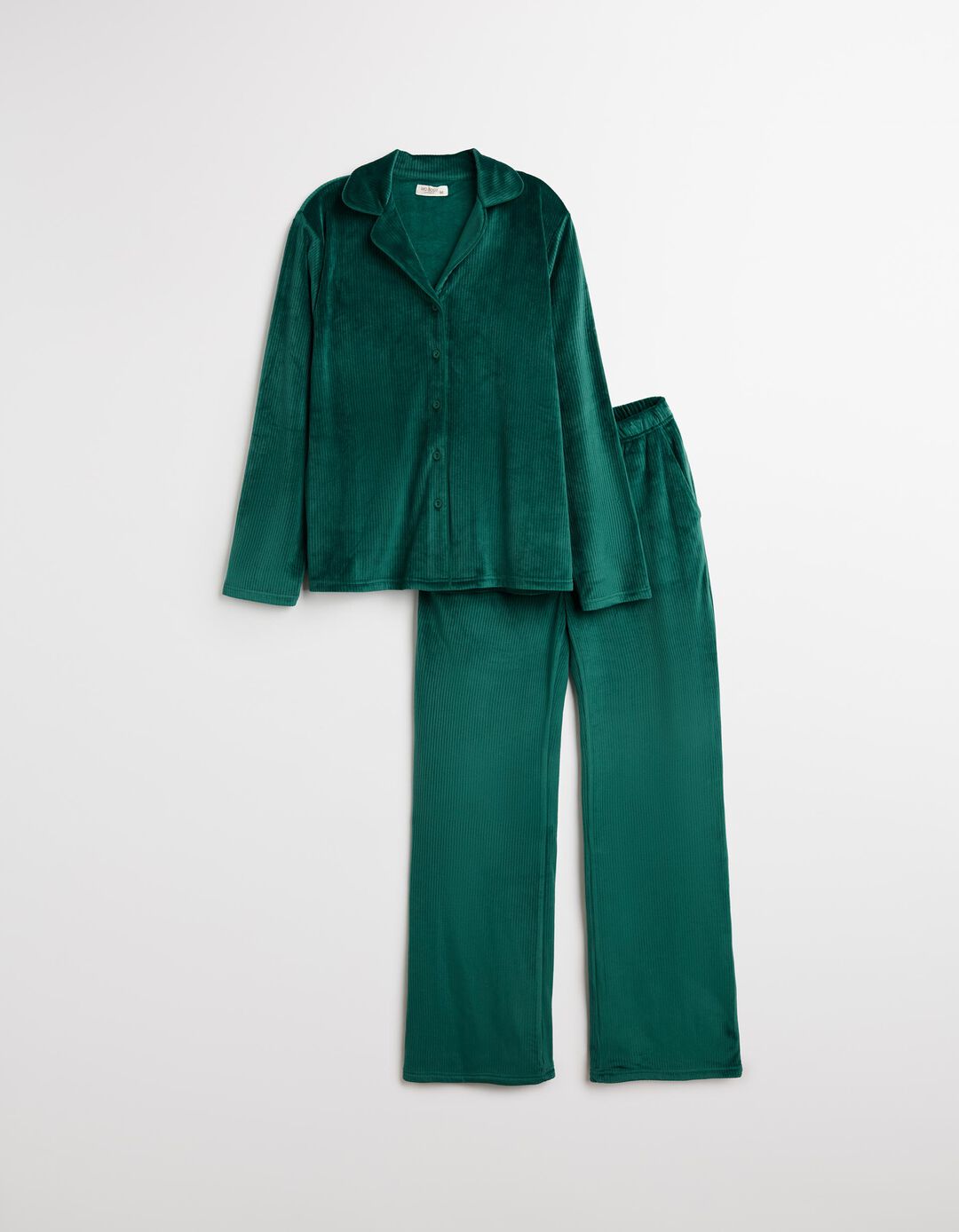 Pijama de Veludo, Mulher, Verde Escuro 
