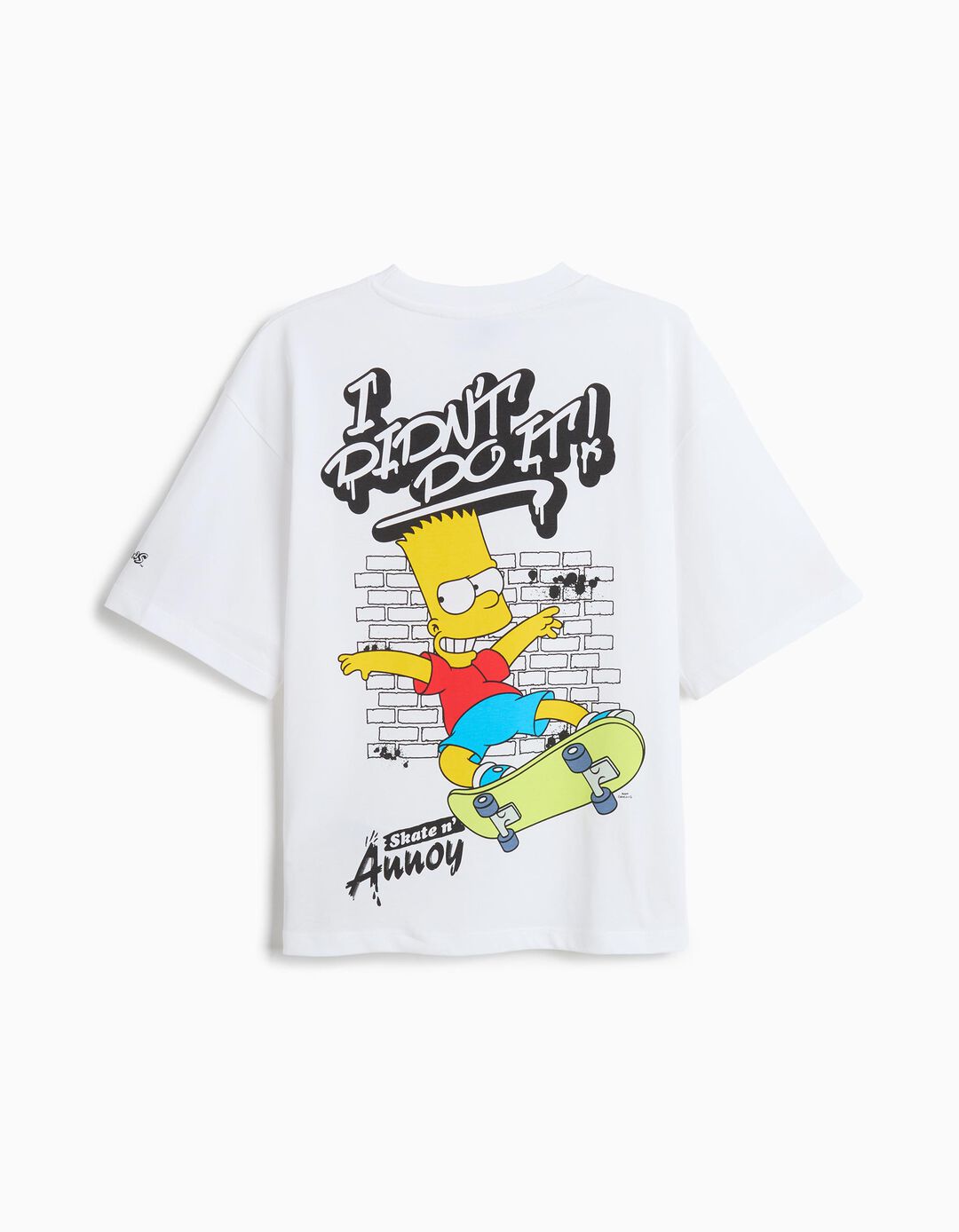 T-shirt 'Bart' Simpsons, Menino, Branco