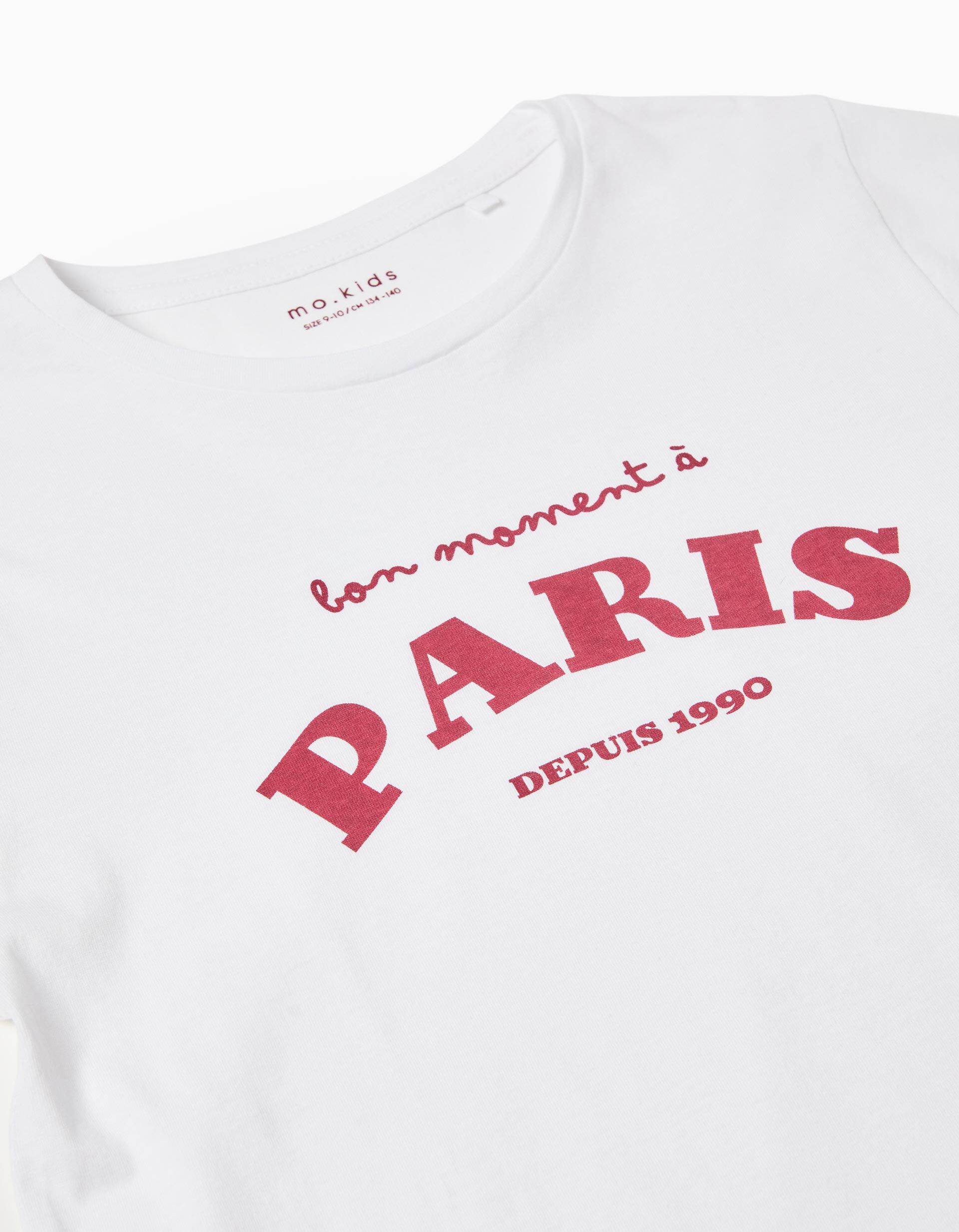 Comprar Online Pijama Jersey, Menina, Branco