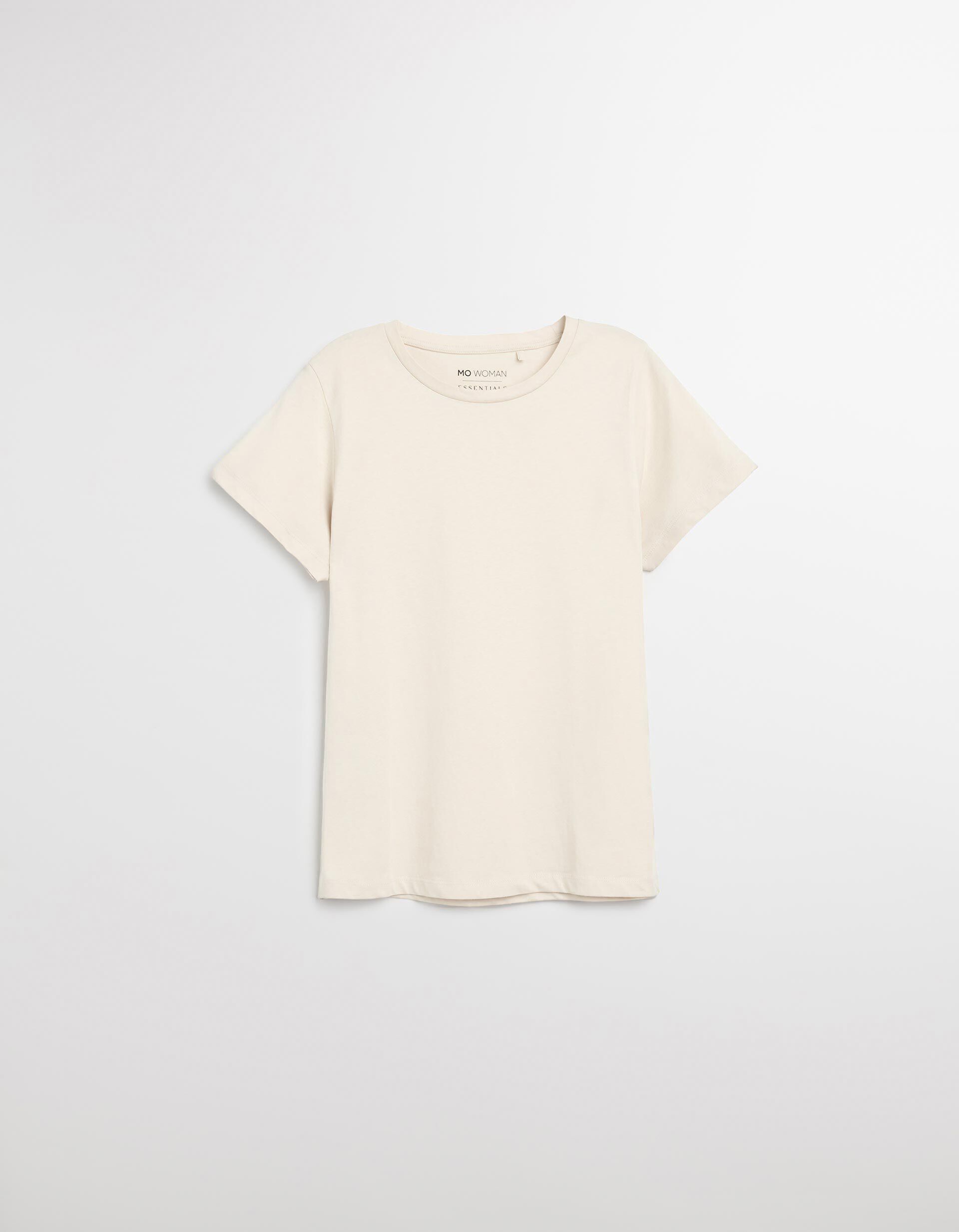 Comprar Online T-shirt, Mulher, Bege Claro