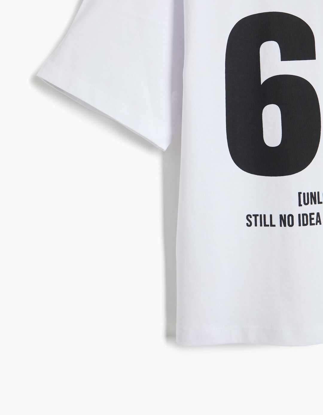 T-shirt Estampada 'Loose Fit', Menino, Branco