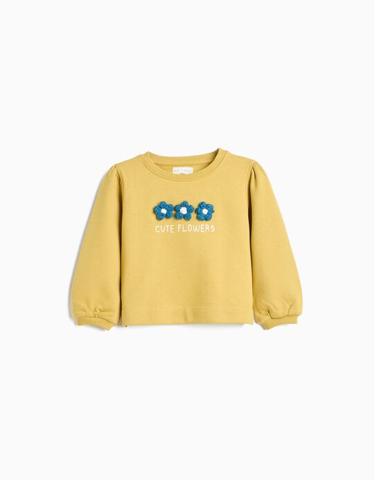 Comprar Online Sweatshirt, Menina, Amarelo Torrado