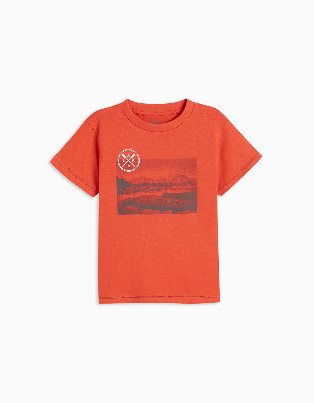 T-shirt, Boys, Dark Orange