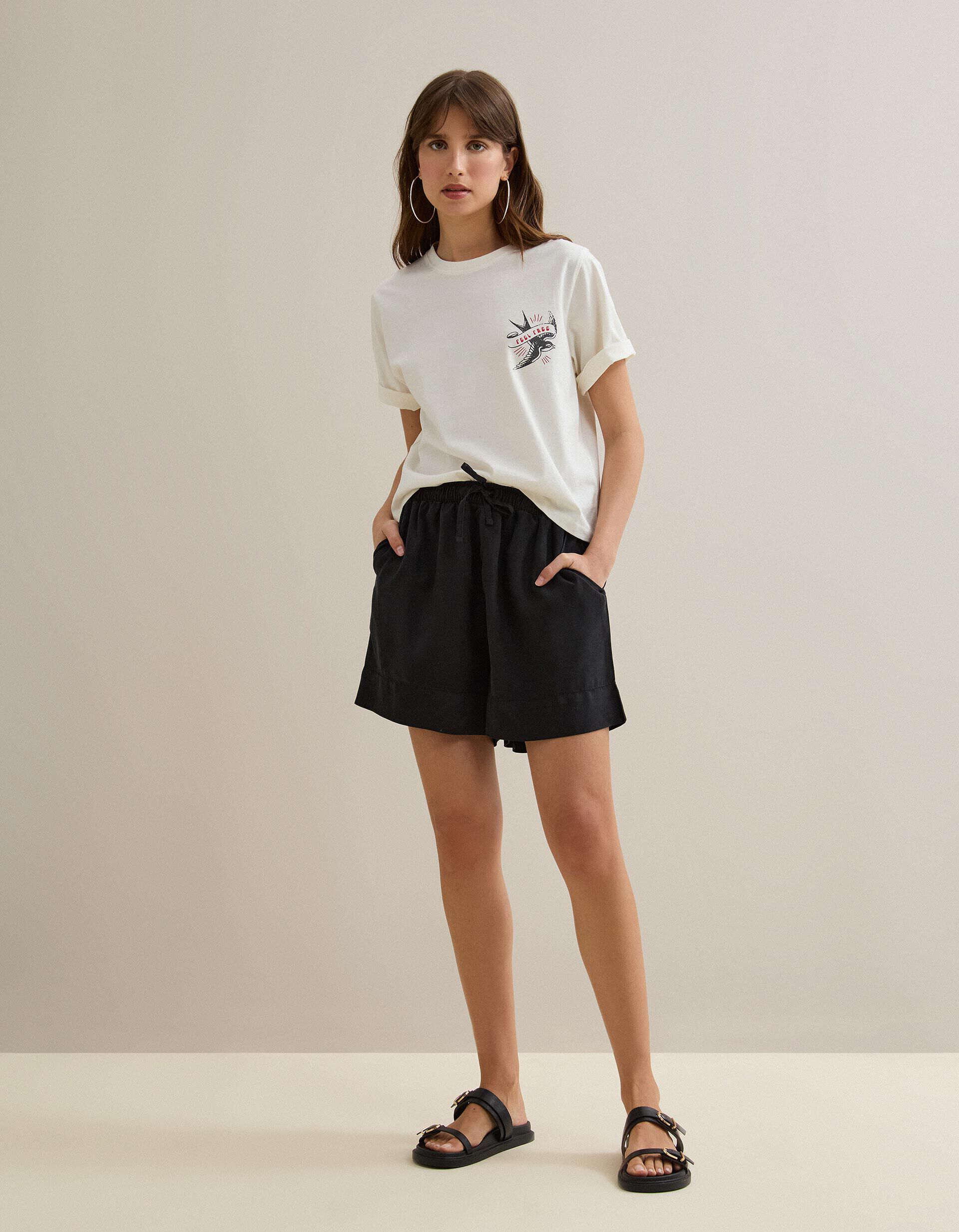 Comprar Online T-shirt com Estampado, Mulher, Branco