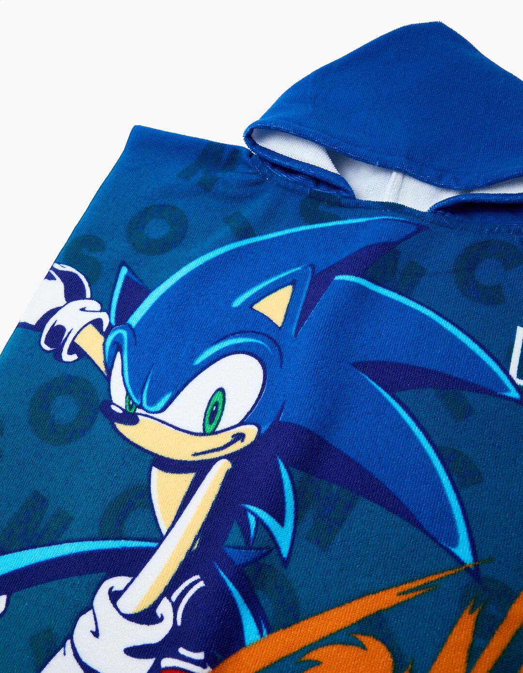 Poncho 'Sonic', Menino, Azul
