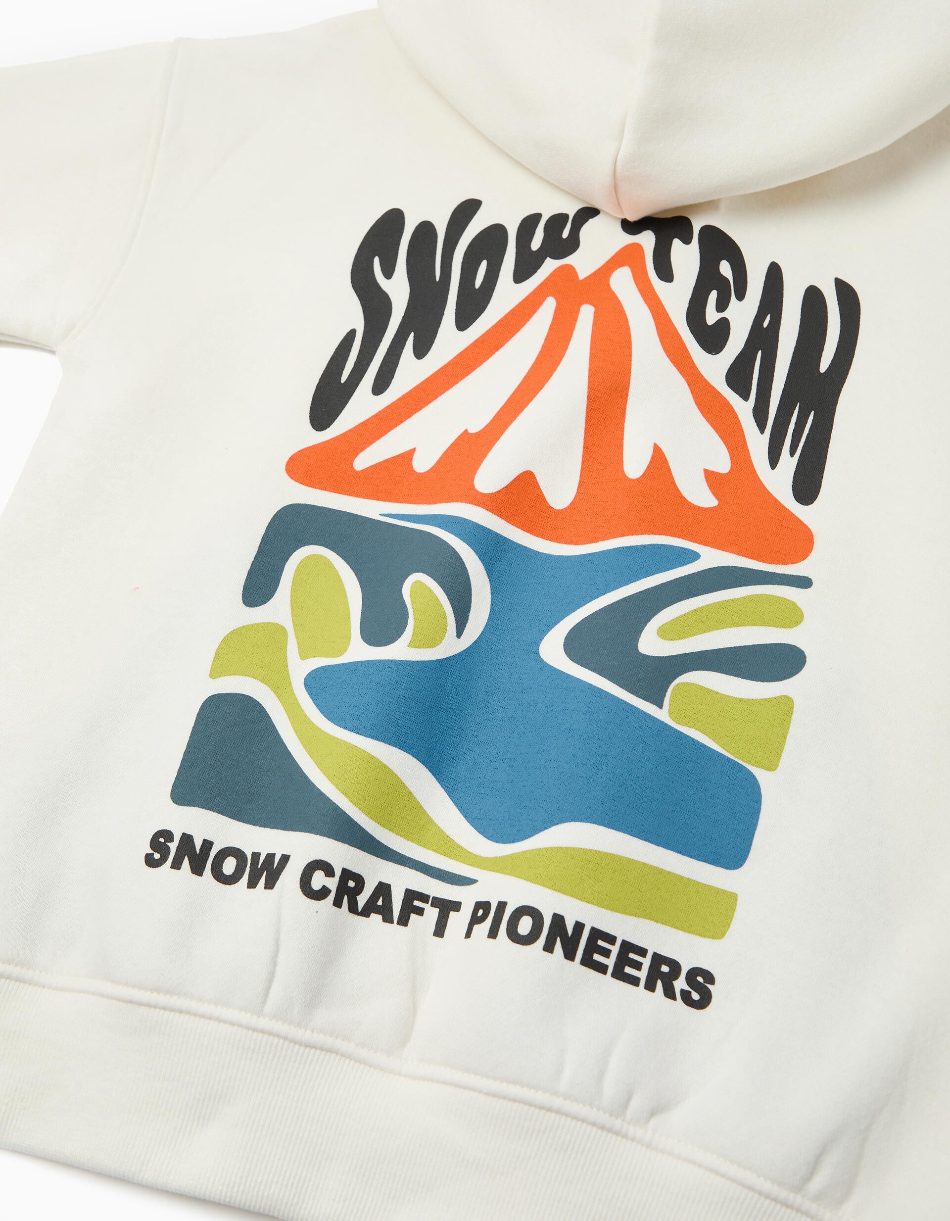 Comprar Online Sweatshirt com Capuz, Menino, Branco