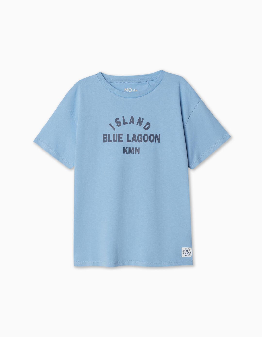 T-shirt Estampado, Menino, Azul Claro