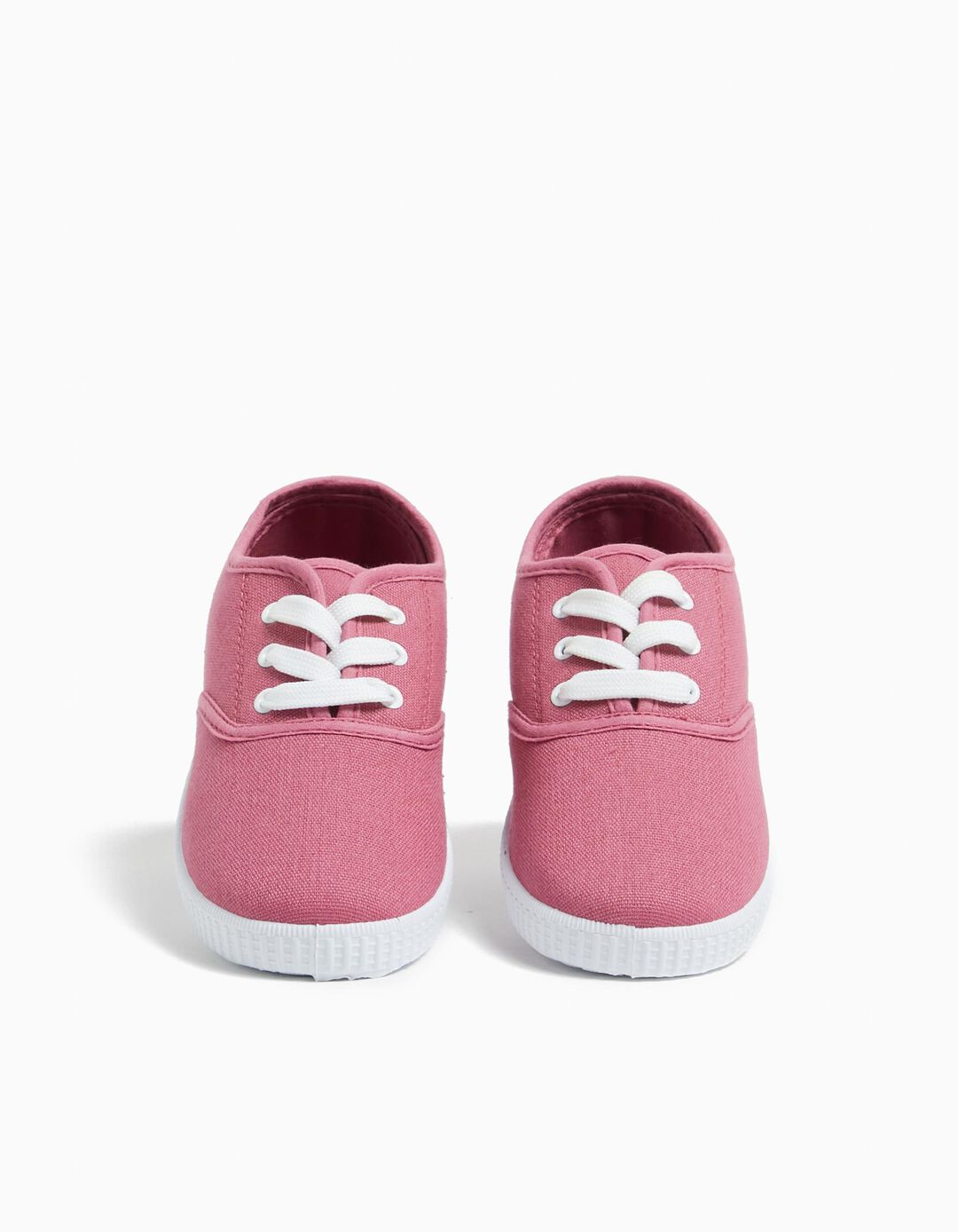 Canvas Sneakers, Girl, Pink
