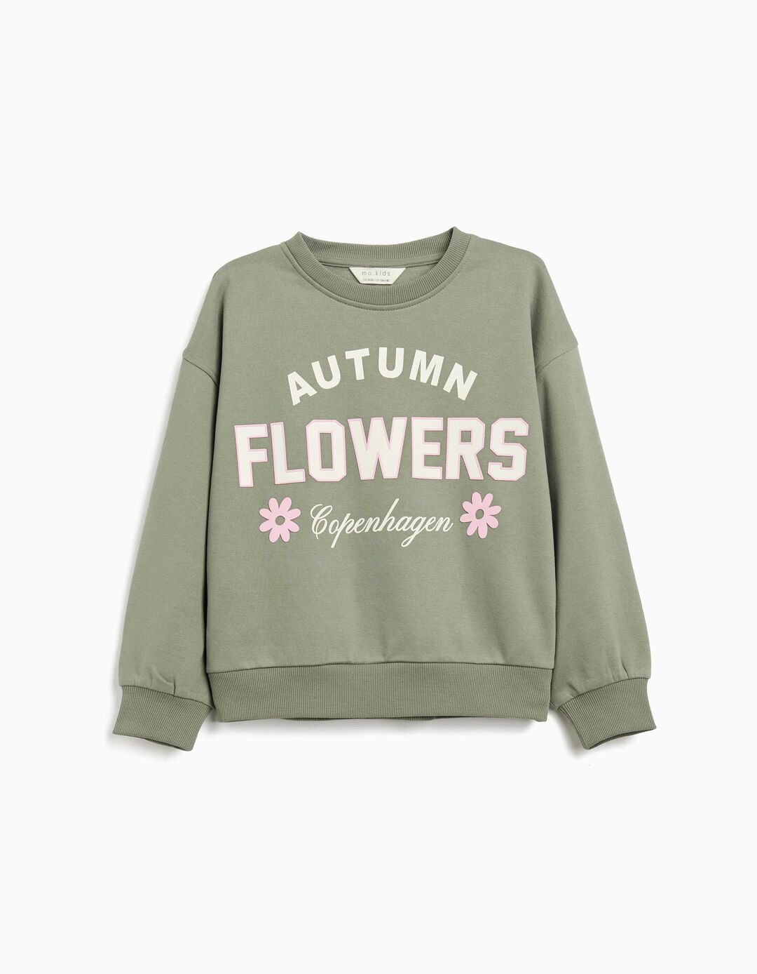 Sweatshirt de Felpa, Menina, Verde Claro