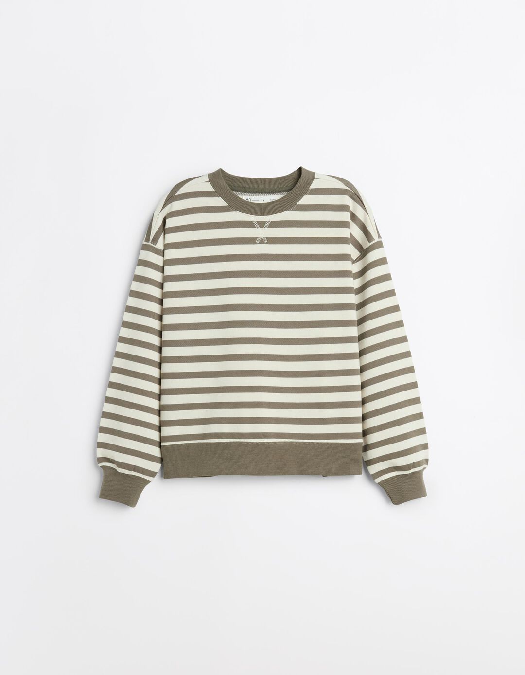 Sweatshirt Riscas, Mulher, Caqui