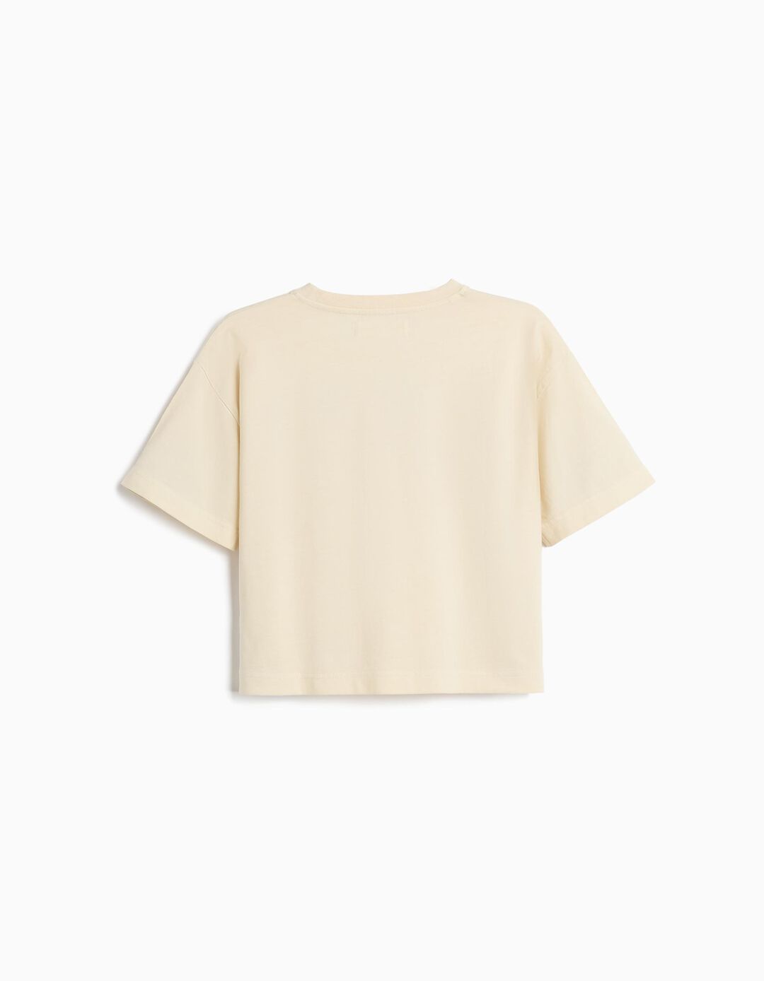 T-shirt Estampada, Menina, Amarelo Claro