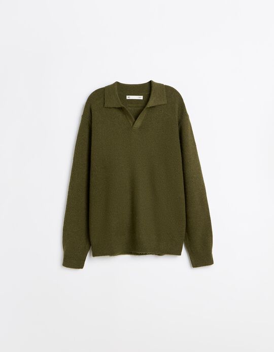 Comprar Online Camisola De Malha, Homem, Verde Escuro