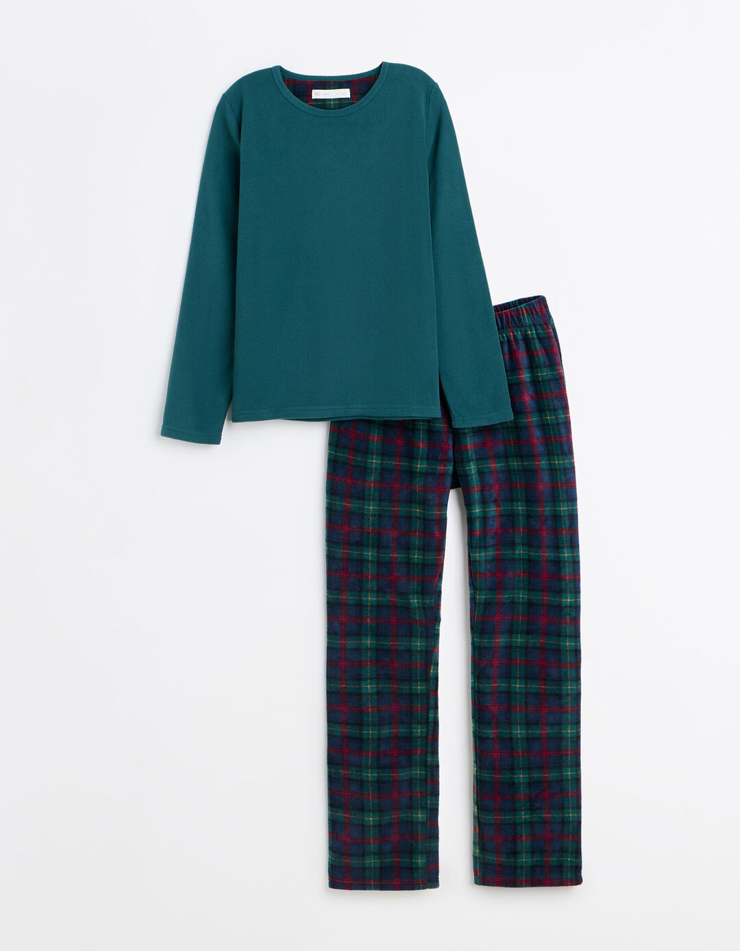 Pijama Polar De Natal, Mulher, Verde Escuro
