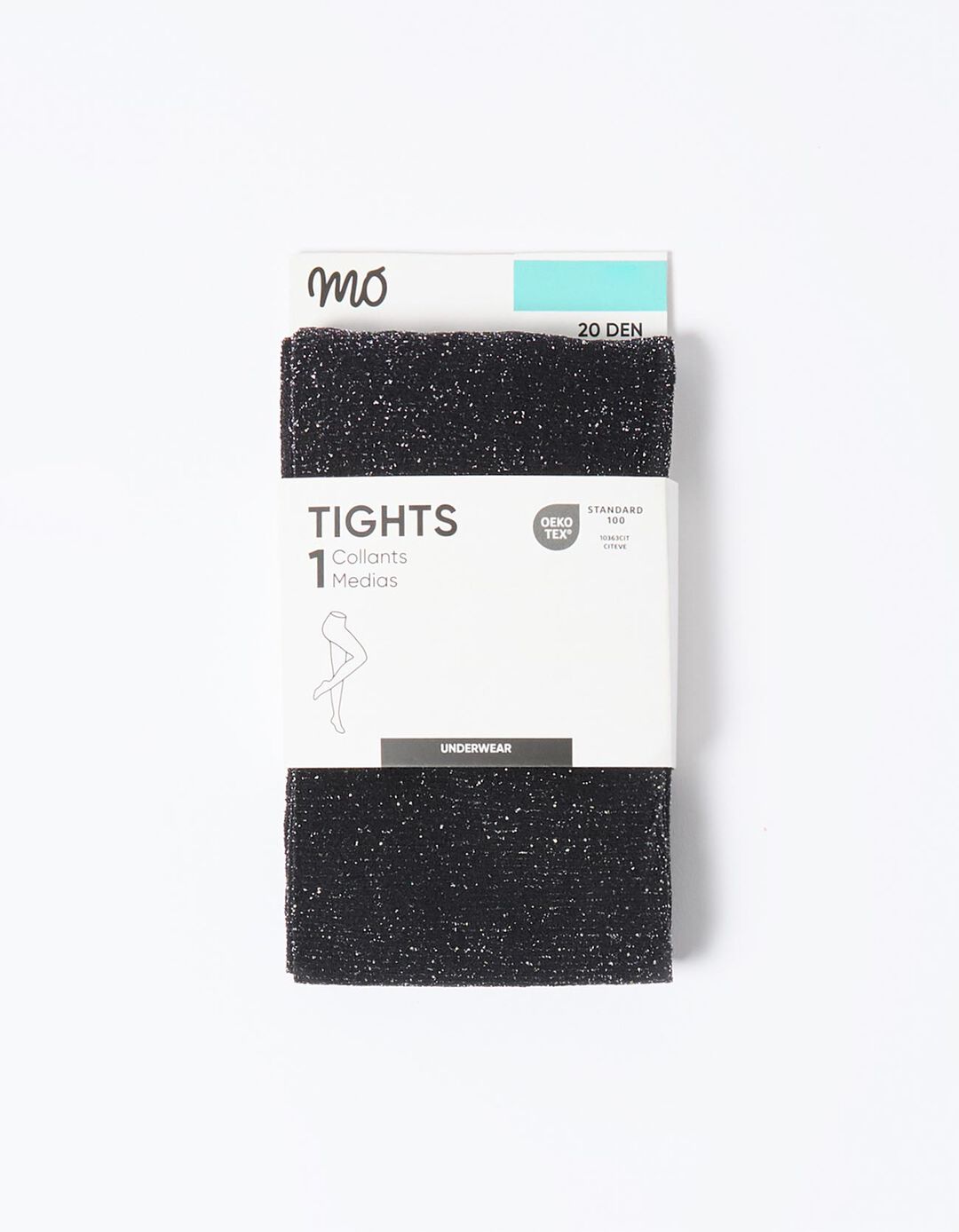 Collants 20 DEN, Mulher, Preto