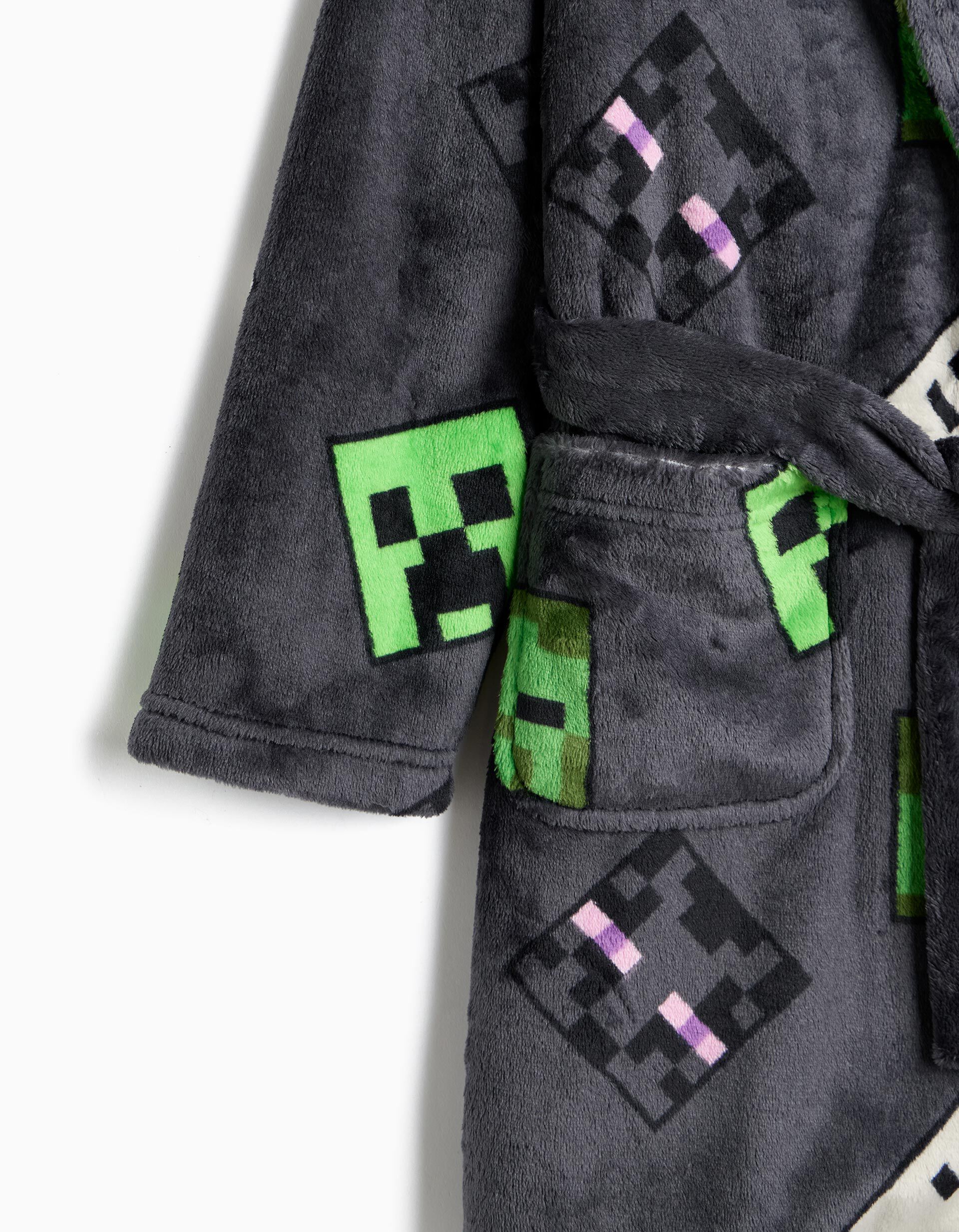 Comprar Online Robe 'Minecraft', Menino, Cinzento Escuro