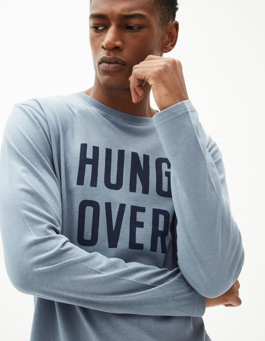 Comprar Online Pijama Jersey, Homem, Azul