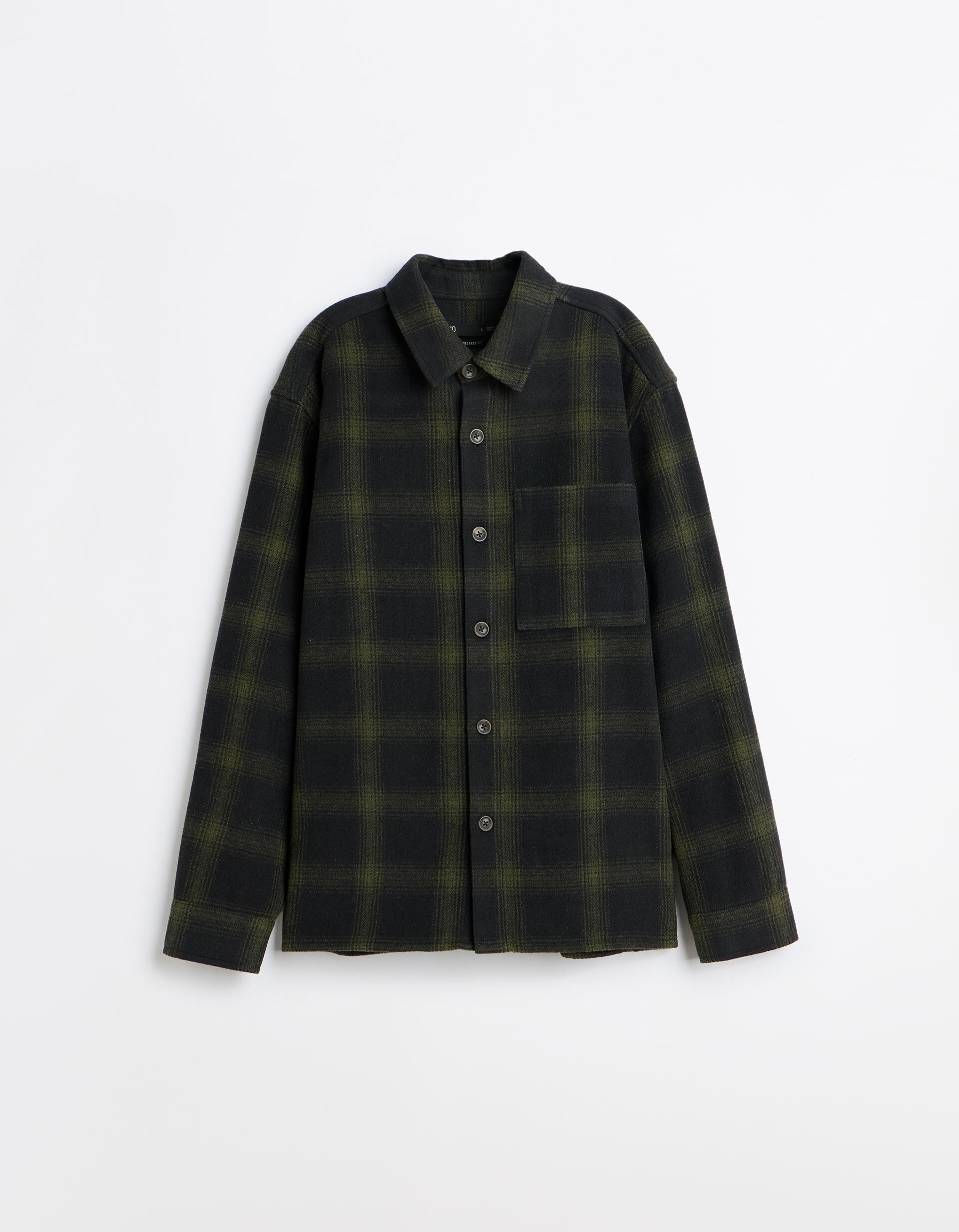 Comprar Online Sobrecamisa Xadrez, Homem, Verde Escuro