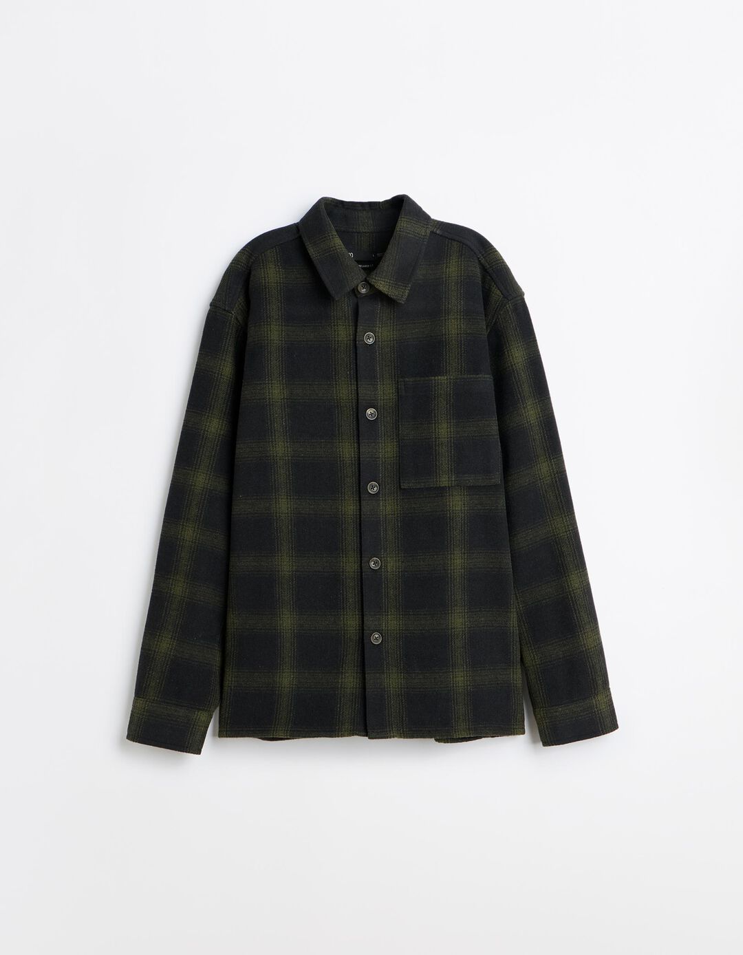 Sobrecamisa Xadrez, Homem, Verde Escuro