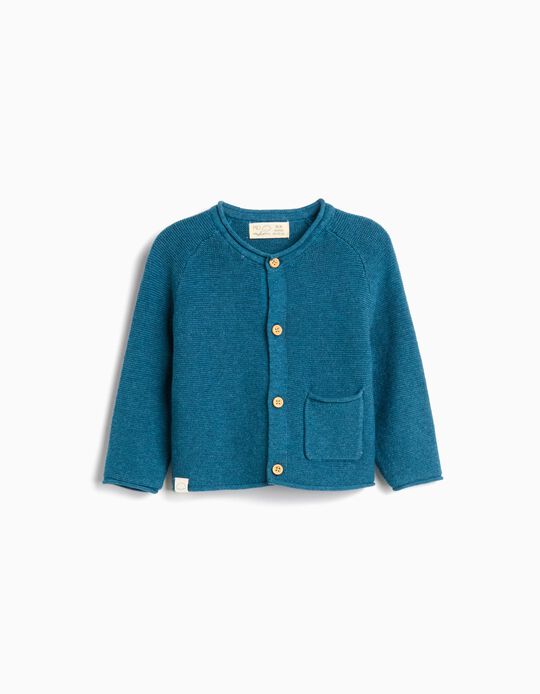 Comprar Online Casaco de Malha, Recém-Nascido, Azul Escuro