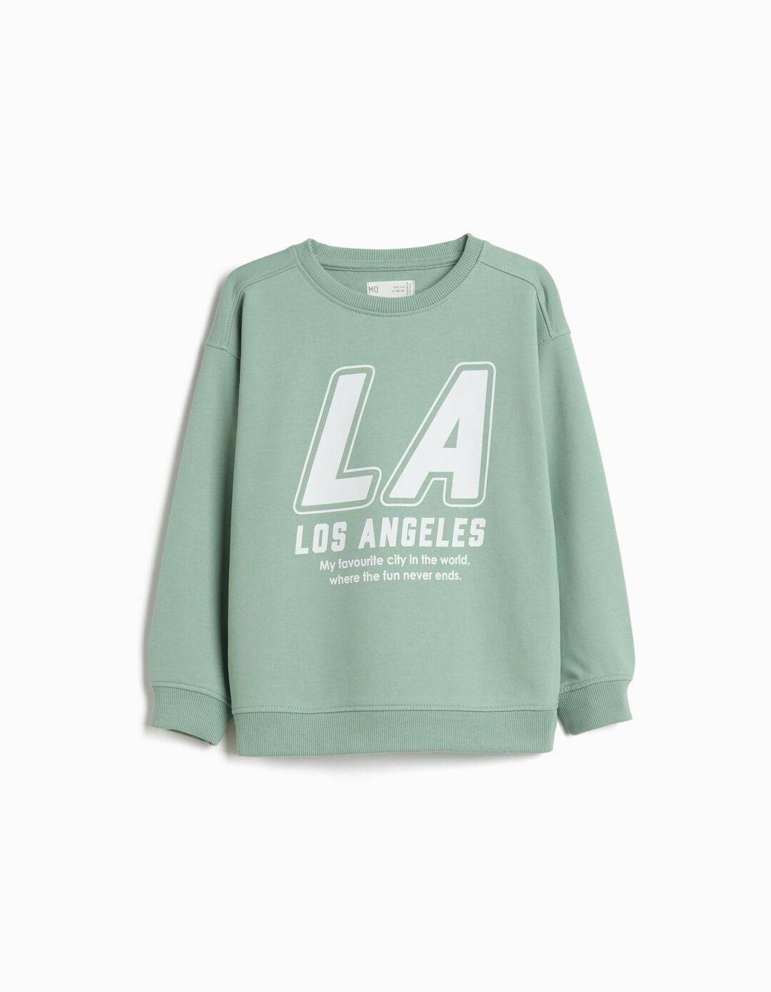 Sweatshirt, Menino, Verde Claro