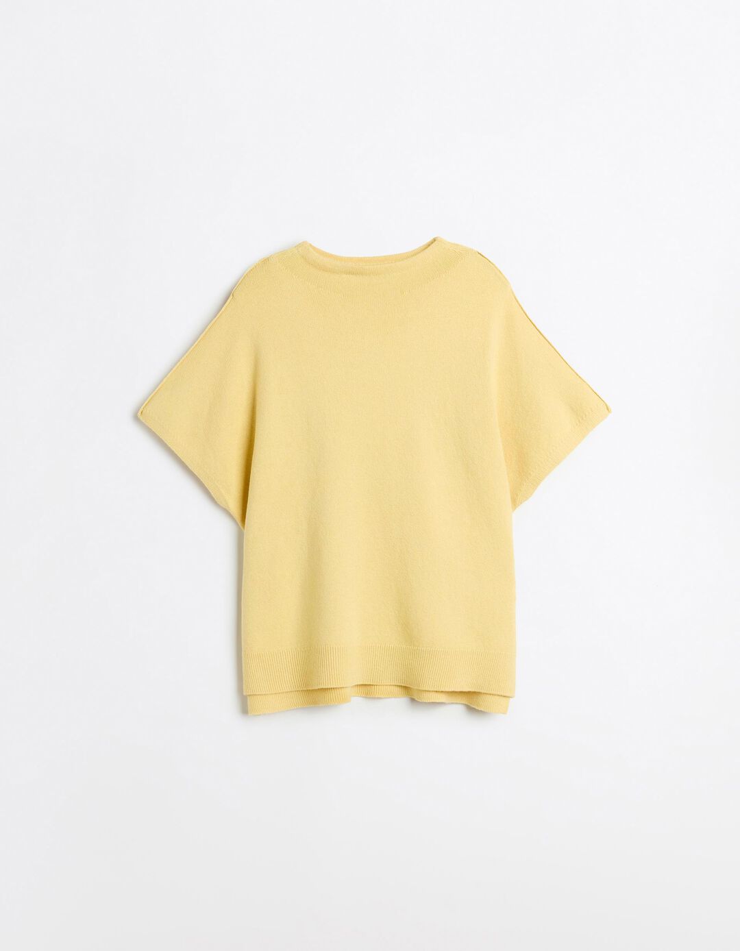 Camisola com L&atilde;, Mulher, Amarelo
