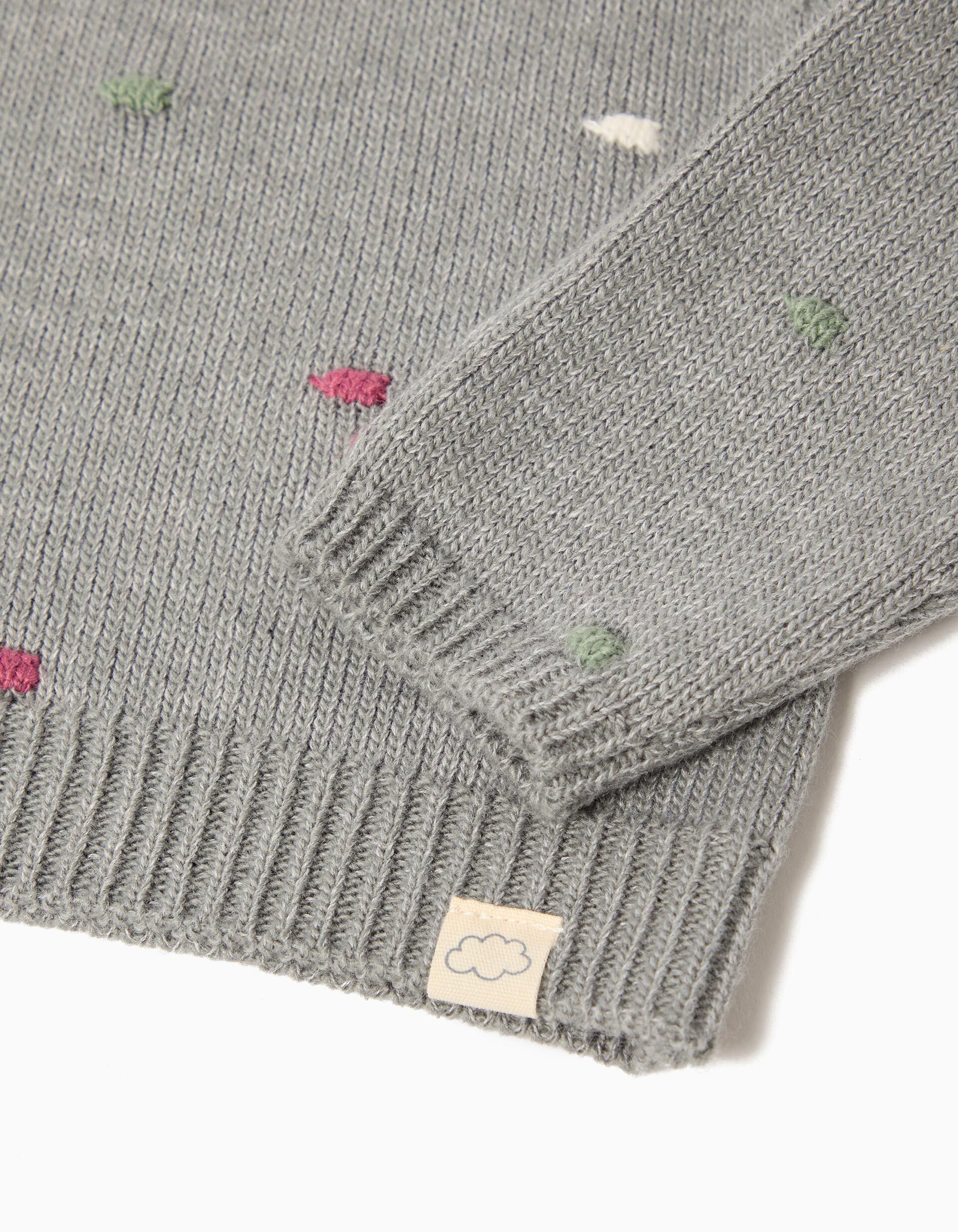 Comprar Online Camisola de Malha, Rec&eacute;m-Nascido, Cinzento