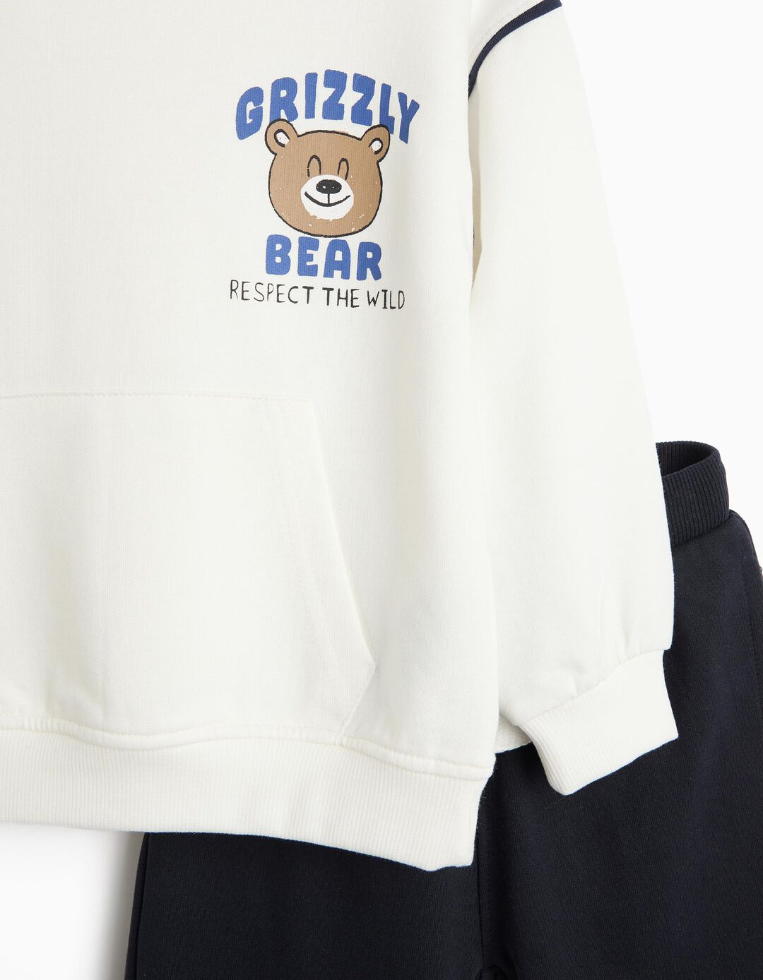 Conjunto De Jogging, Menino, Branco