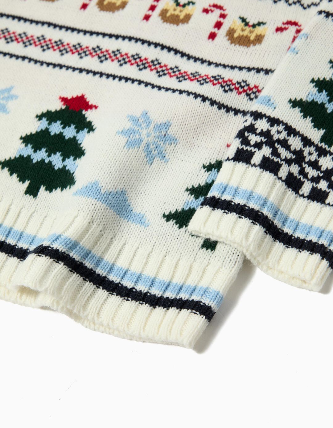 Camisola de Malha, Menino, Bege Claro