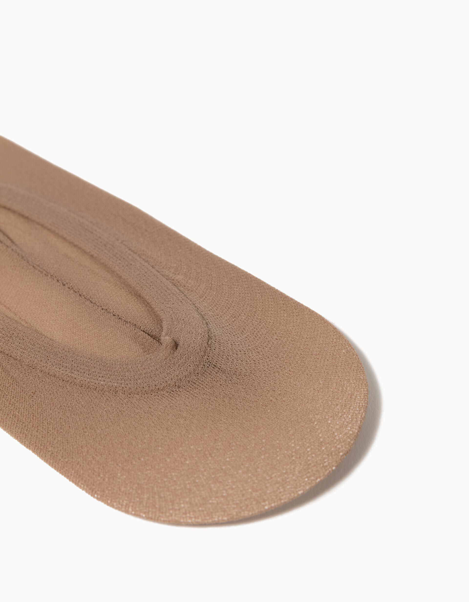 Comprar Online 3 Meias Invis&iacute;veis em Mousse, Mulher, Castanho