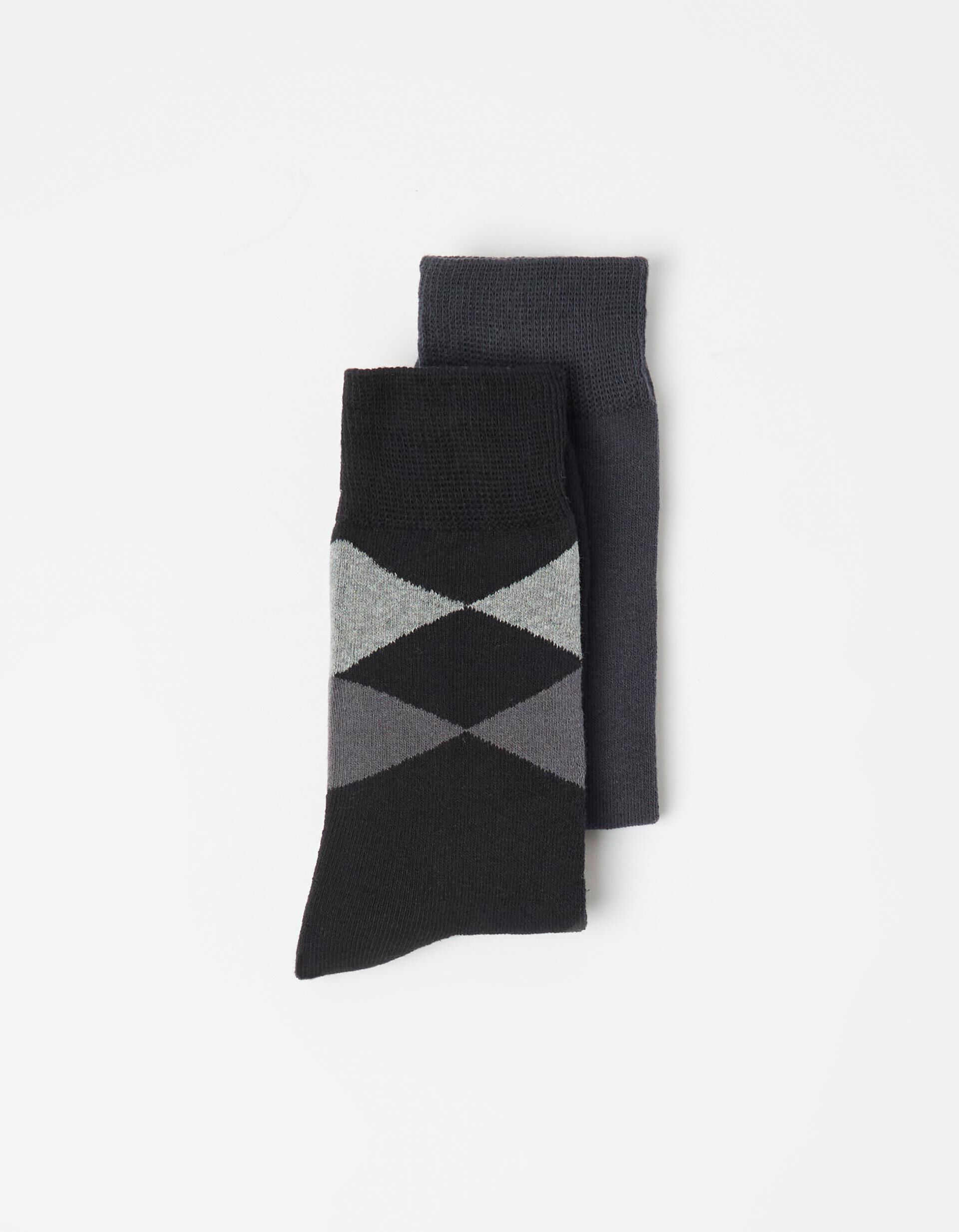 Comprar Online Pack 2 Pares de Meias, Homem, Cinzento Escuro