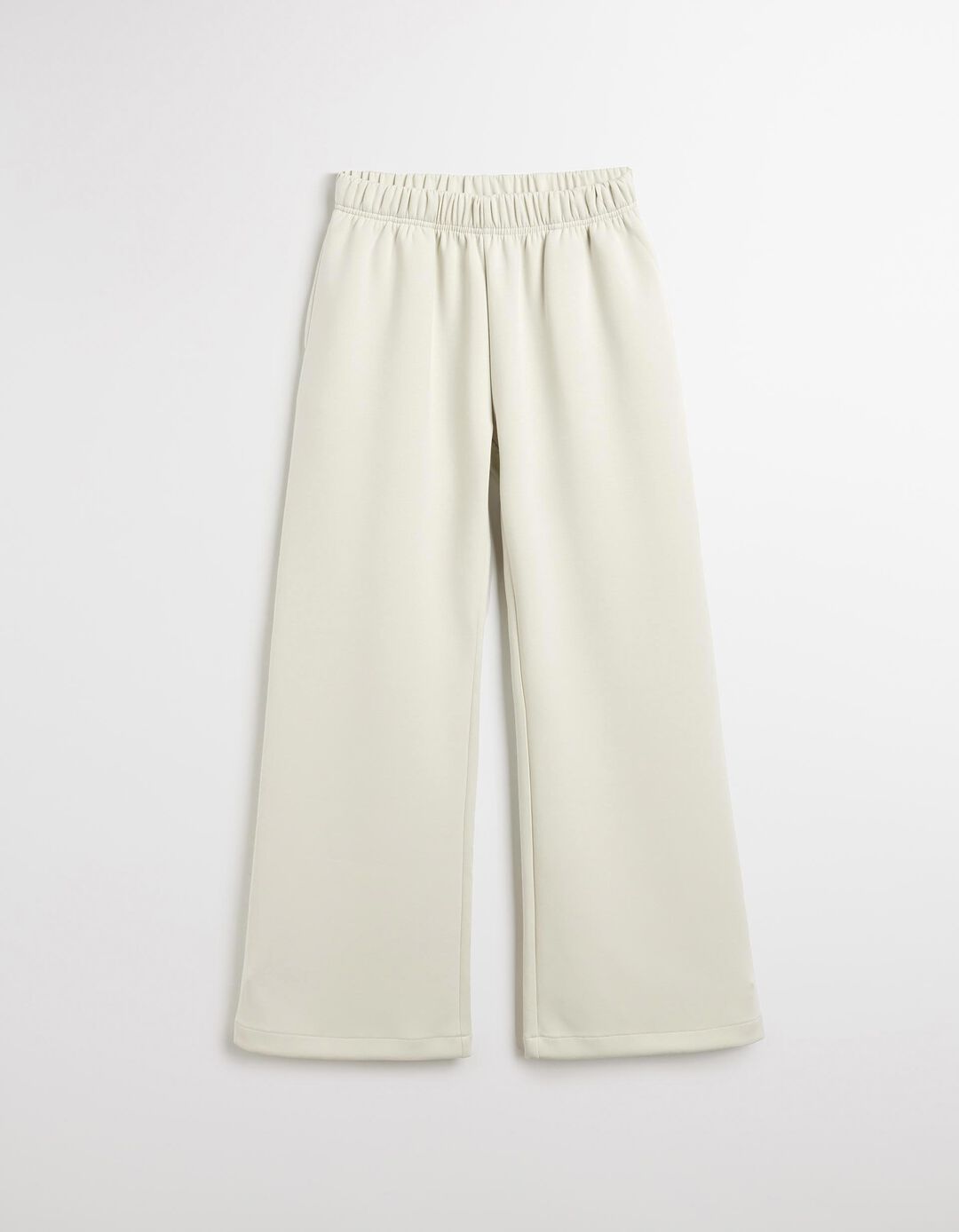 Calças 'Loose Fit', Mulher, Branco